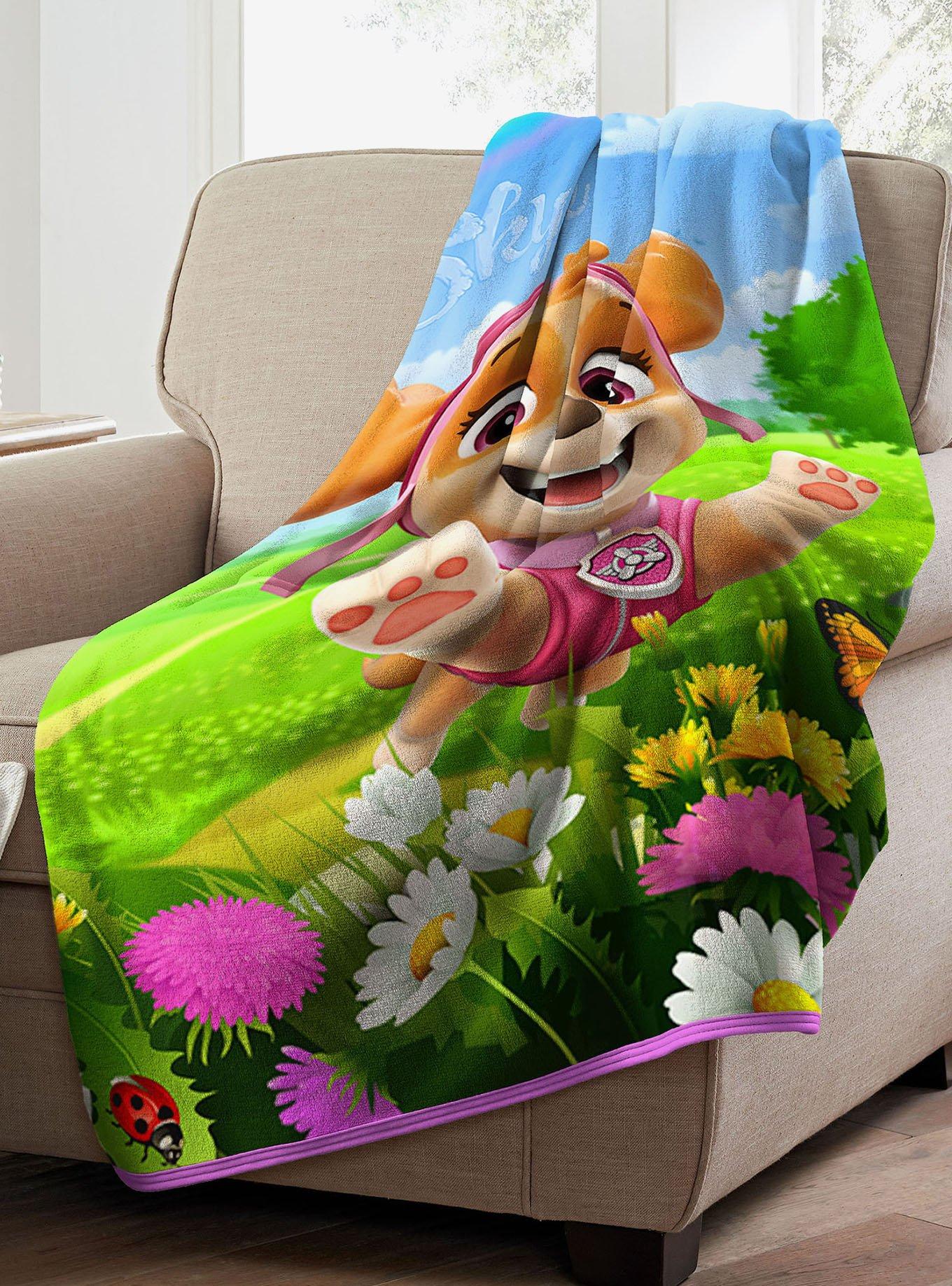 Paw Patrol Soaring Skye Micro Raschel Throw
