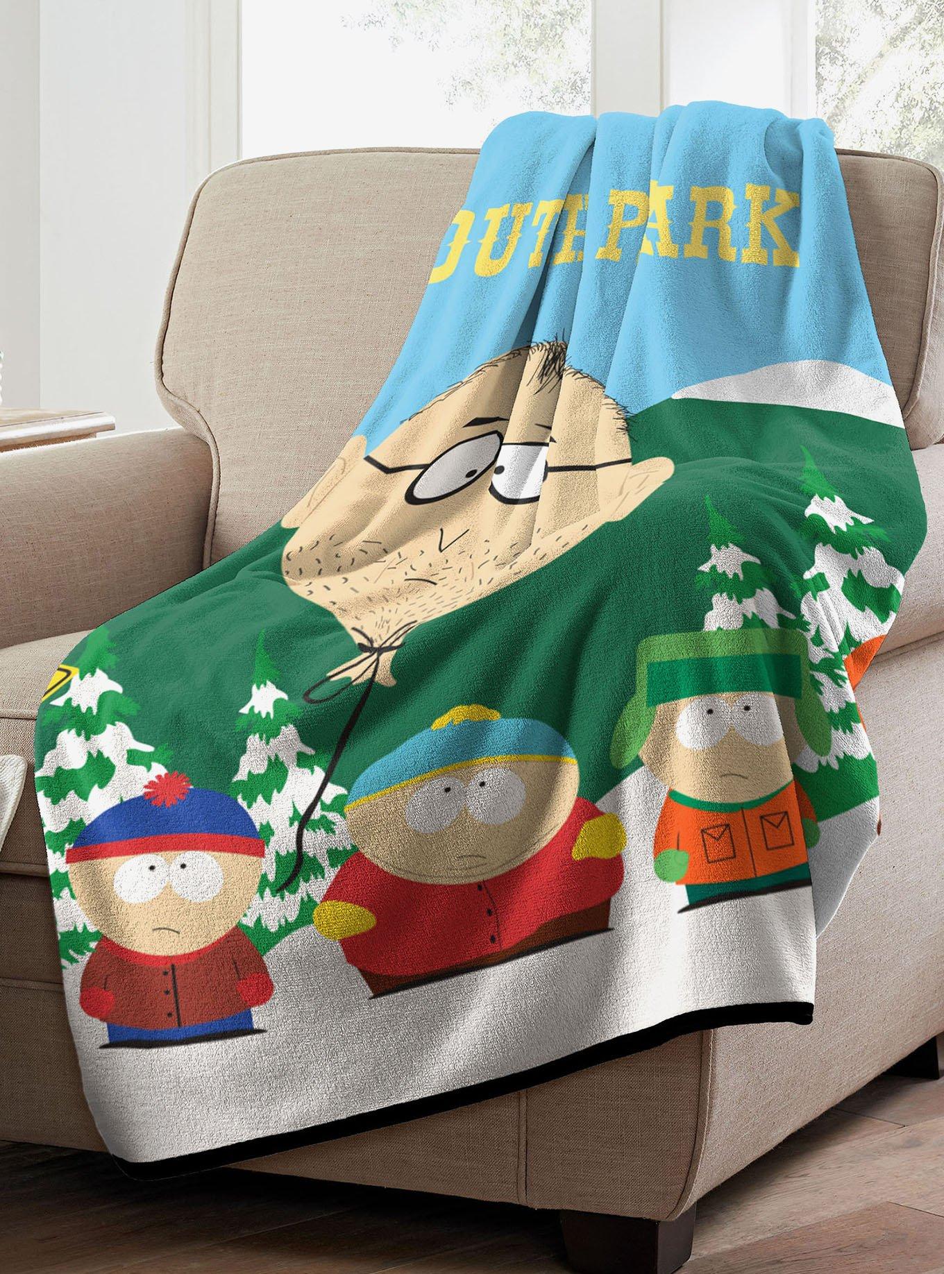 South Park Bus Stop Micro Raschel Throw, , alternate