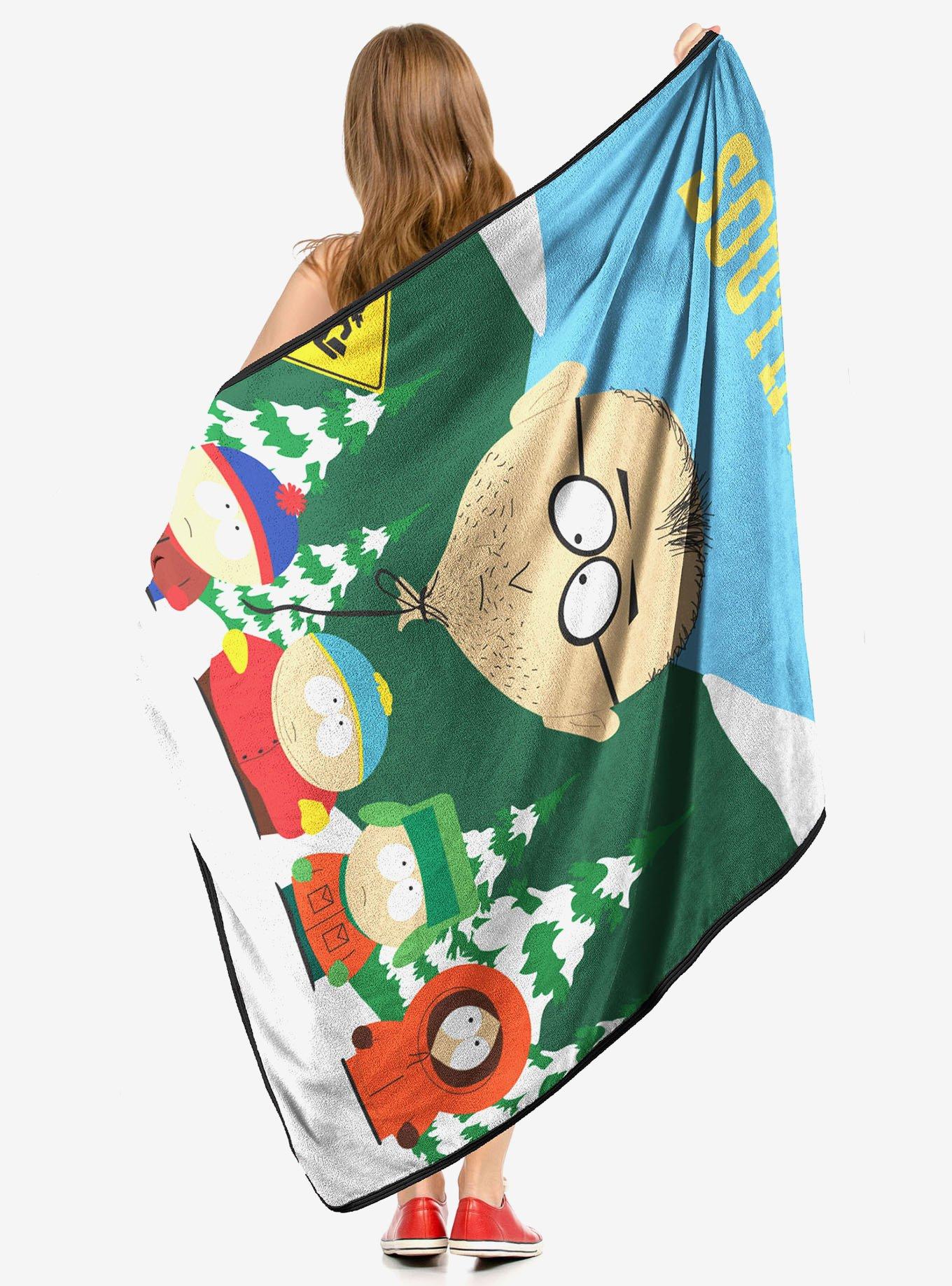 South Park Bus Stop Micro Raschel Throw, , alternate