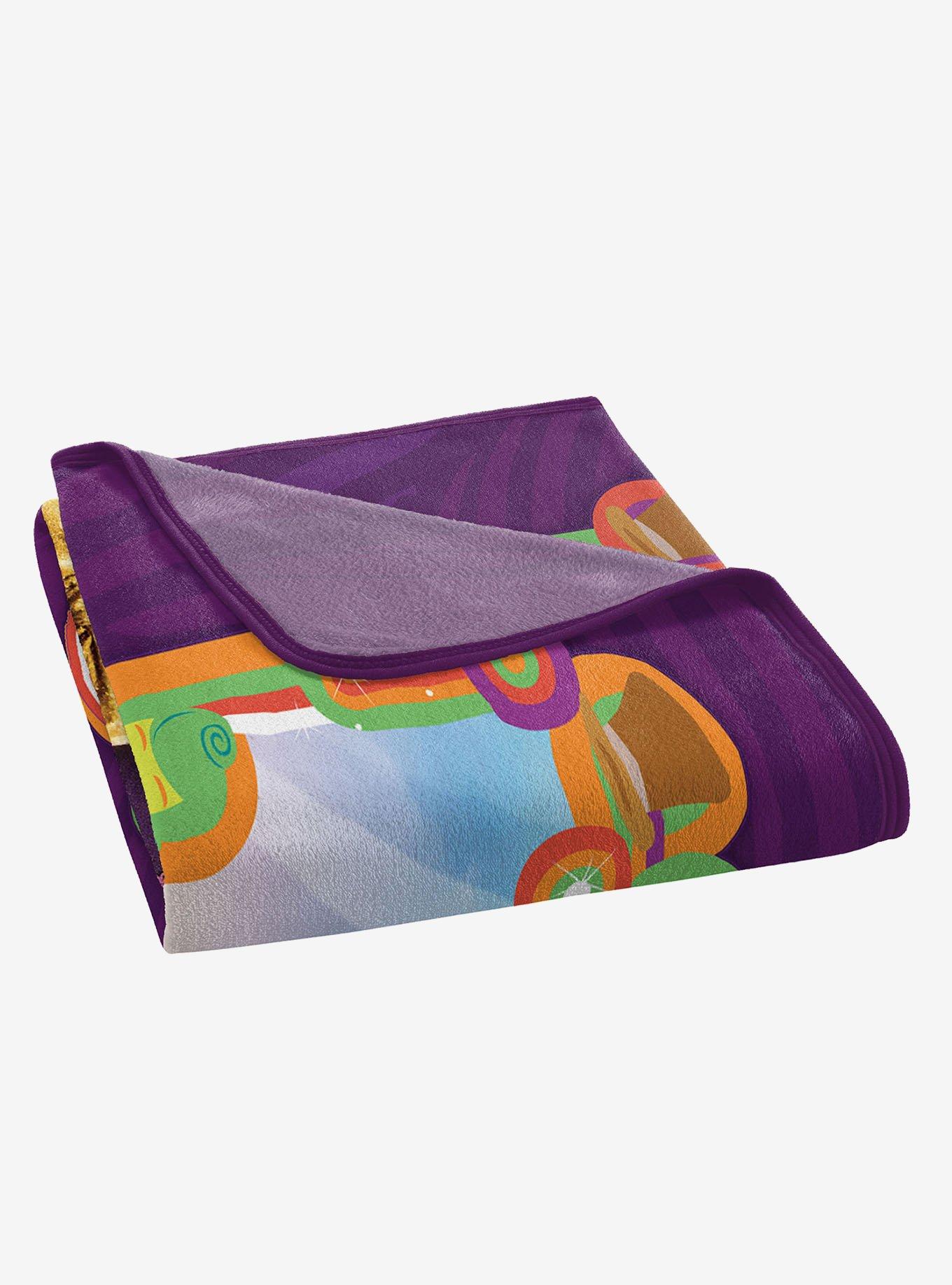 Willy Wonka Wonderful Wonka Micro Raschel Throw, , alternate