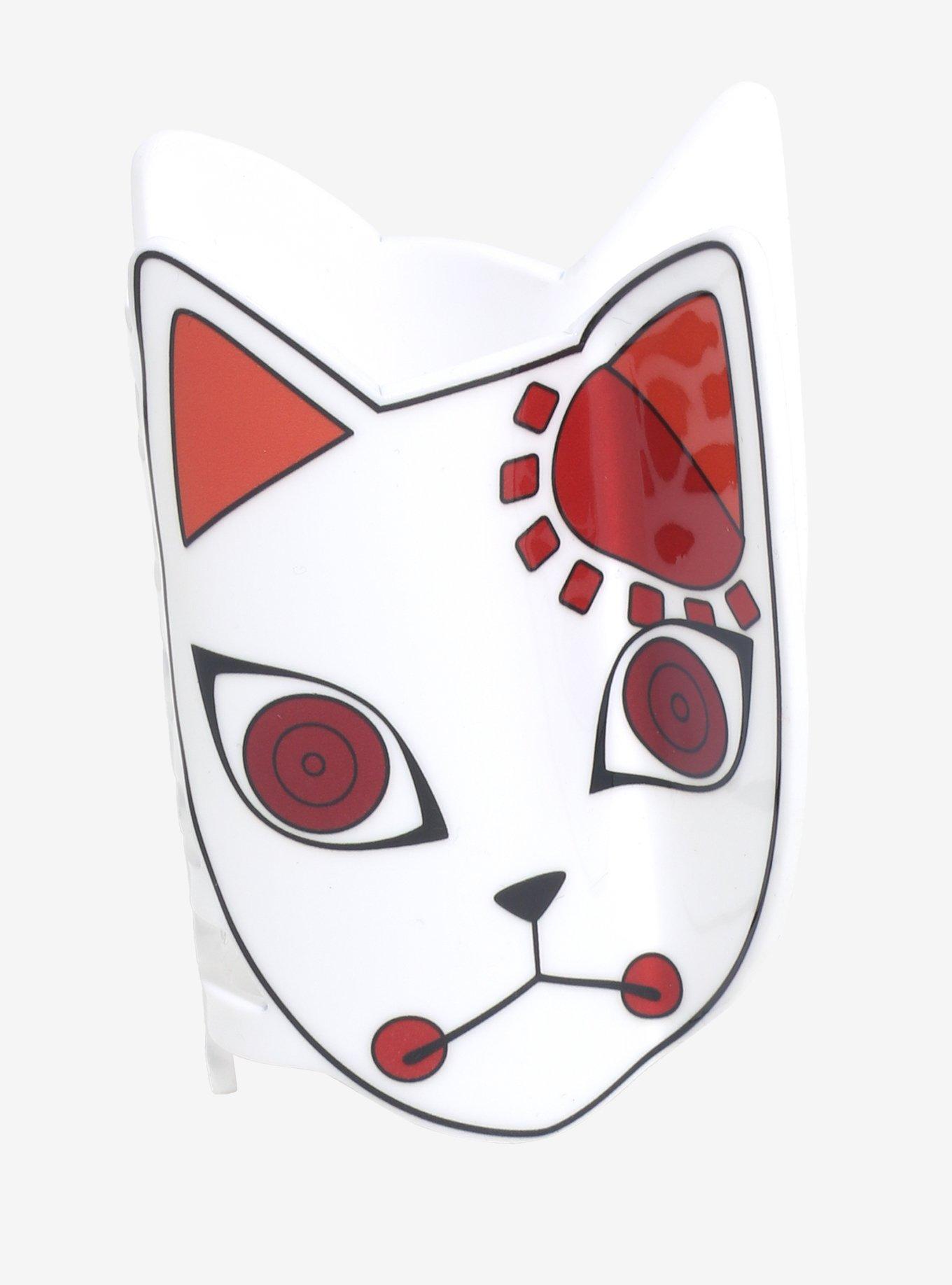 Demon Slayer: Kimetsu No Yaiba Tanjiro Fox Mask Claw Hair Clip, , hi-res