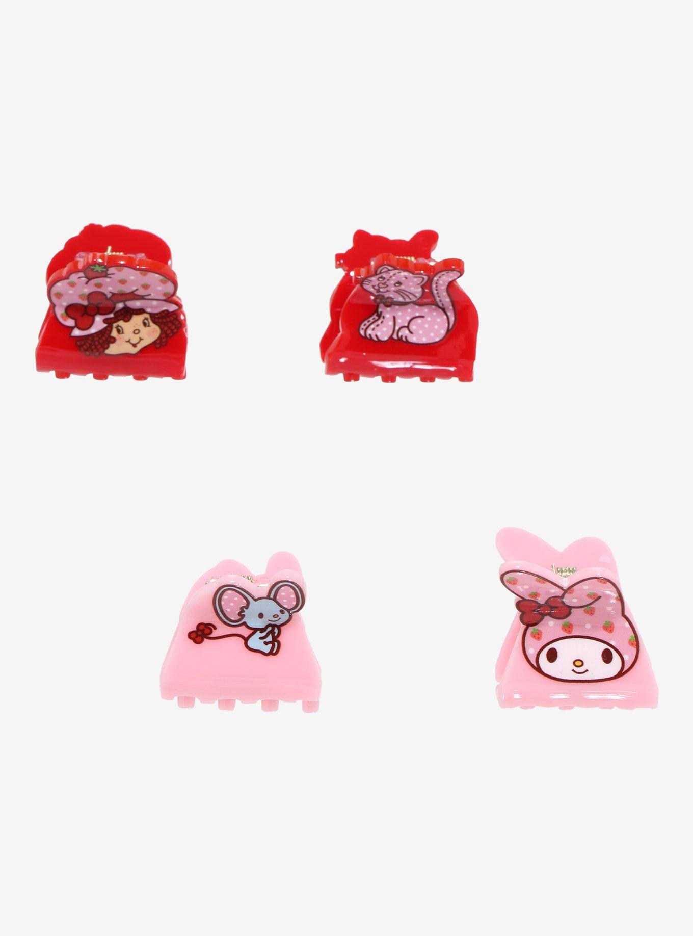 Hello Kitty And Friends X Strawberry Shortcake Mini Claw Hair Clips, , hi-res