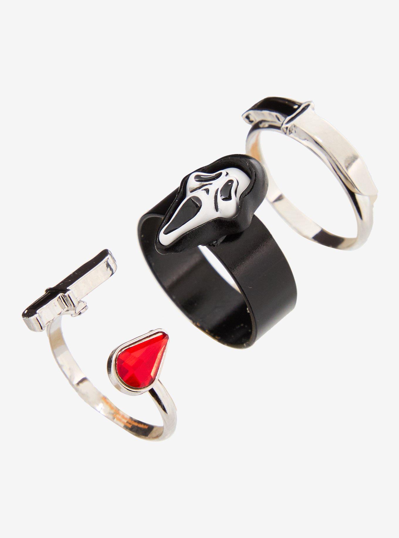 Ghost Face Spinning Knife Ring Set, , alternate
