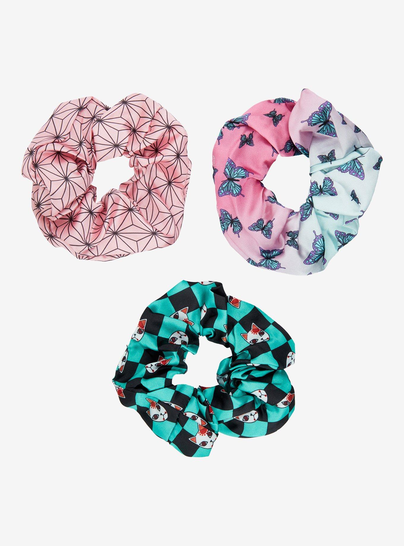 Demon Slayer: Kimetsu No Yaiba Character Scrunchie Set, , alternate