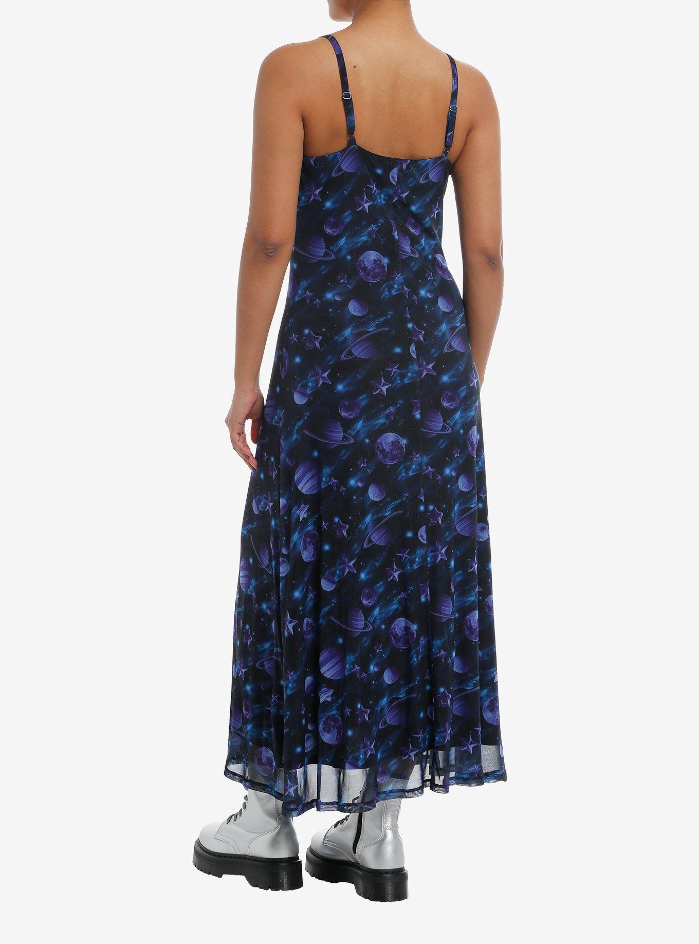 Cosmic Aura Dark Planet Cami Maxi Dress, , hi-res