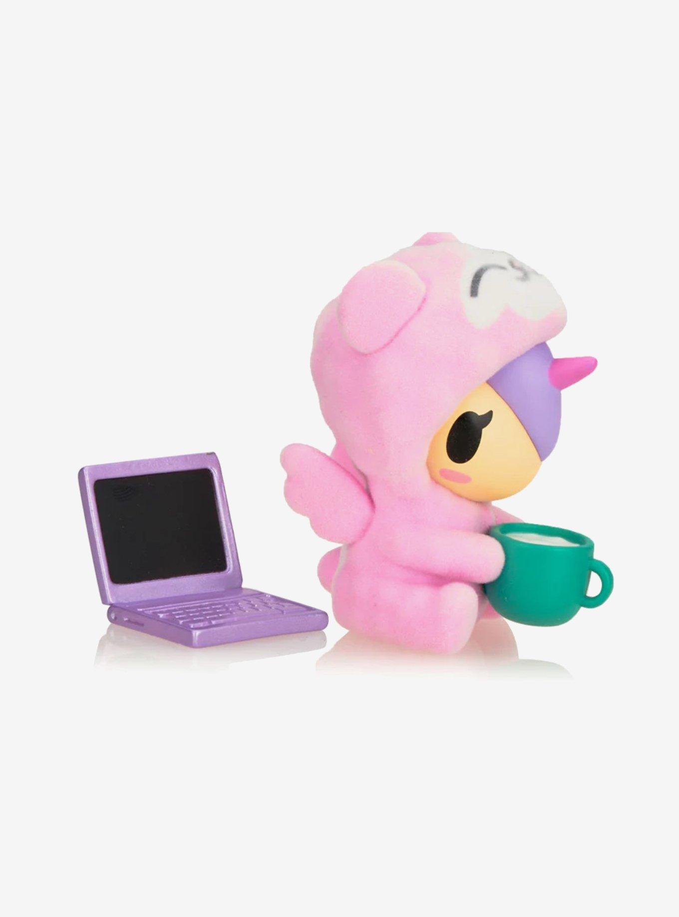 tokidoki Cozy Unicorno Cozy Bear Special Edition Flocked Figure, , alternate