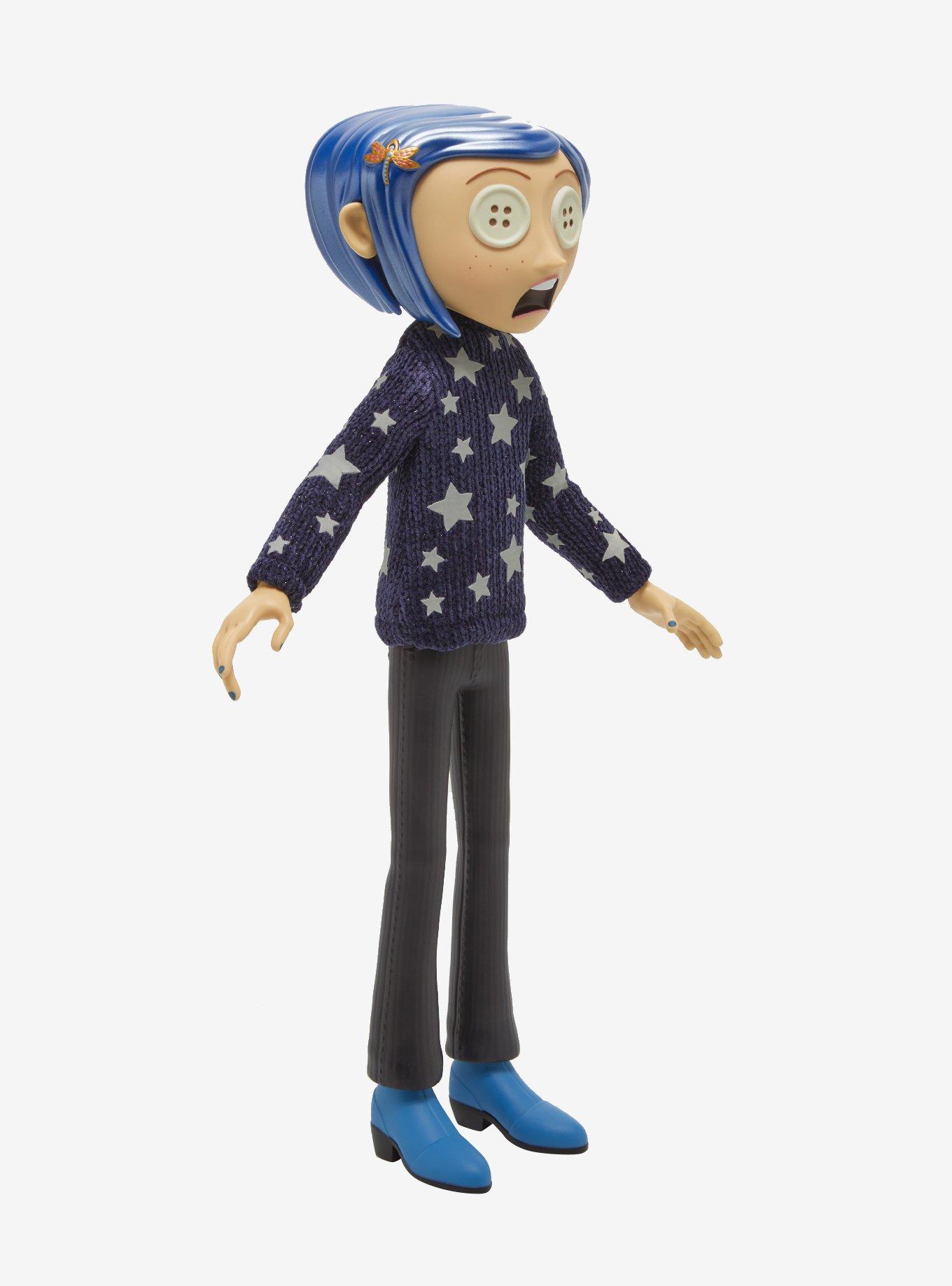 Super7 Coraline SuperSize Button Eyes Coraline Glow-in-the-Dark Figure, , alternate