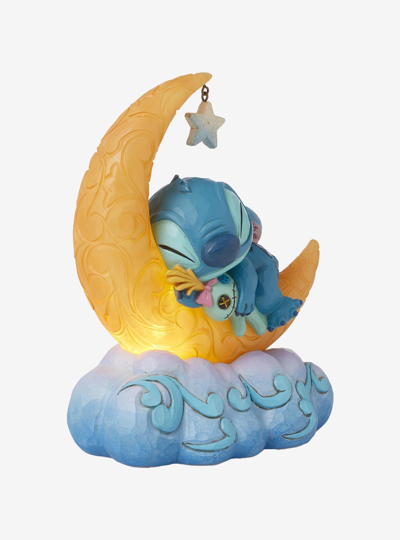 Enesco Disney Traditions Lilo & Stitch Scrump & Stitch Moon Nap LED Figure, , hi-res