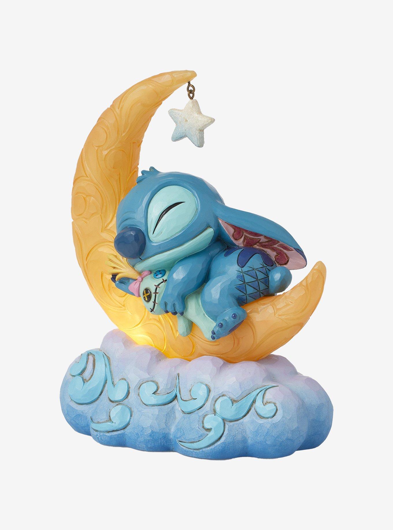 Enesco Disney Traditions Lilo & Stitch Scrump & Stitch Moon Nap LED Figure, , alternate