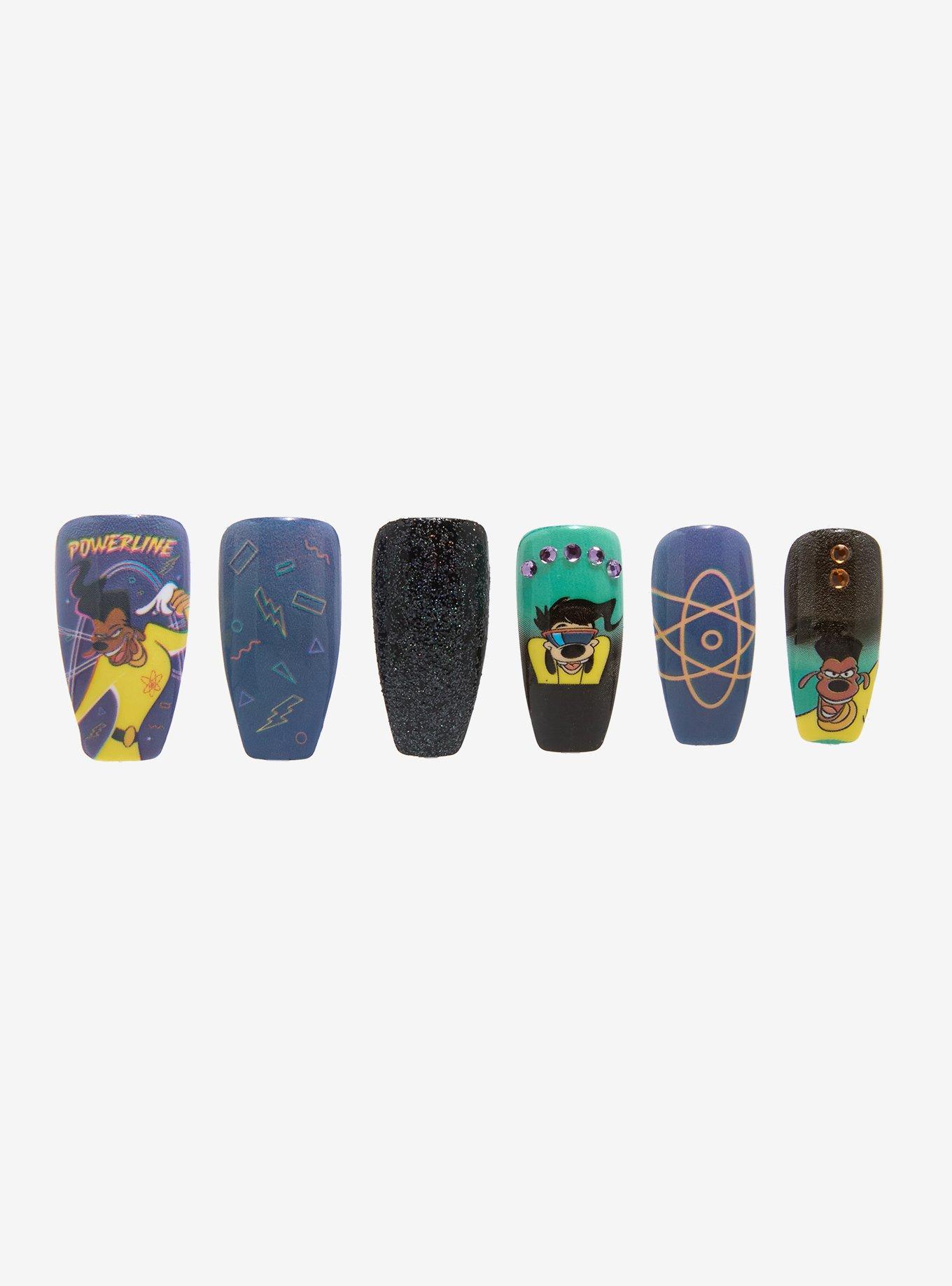 Disney A Goofy Movie Powerline Press-On Nail Set, , hi-res