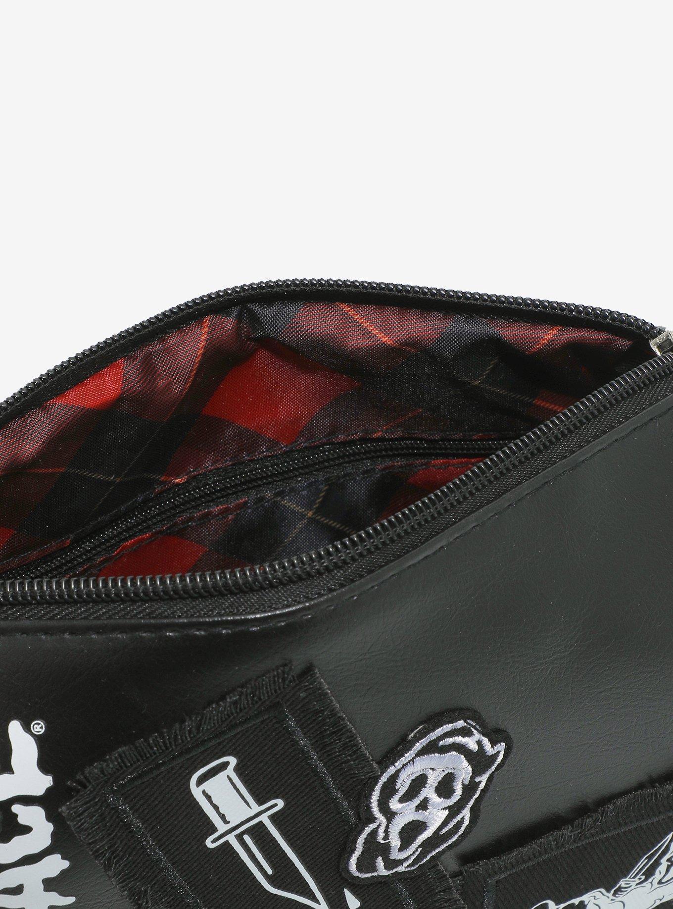 Ghost Face Patch Makeup Bag, , alternate