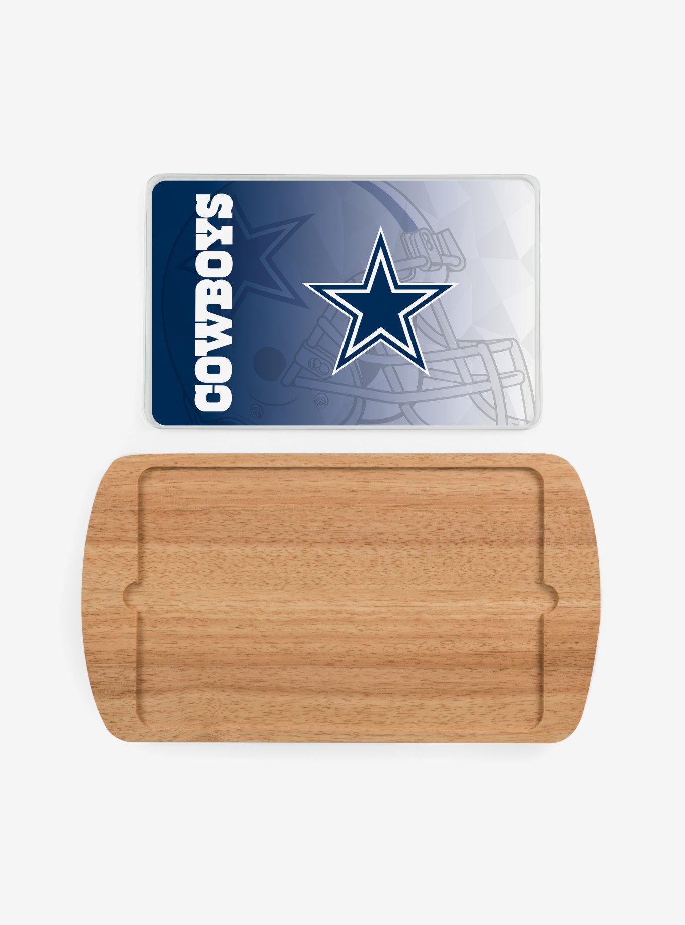 NFL Dallas Cowboys Football Field Glass Top Cutting Board, , hi-res