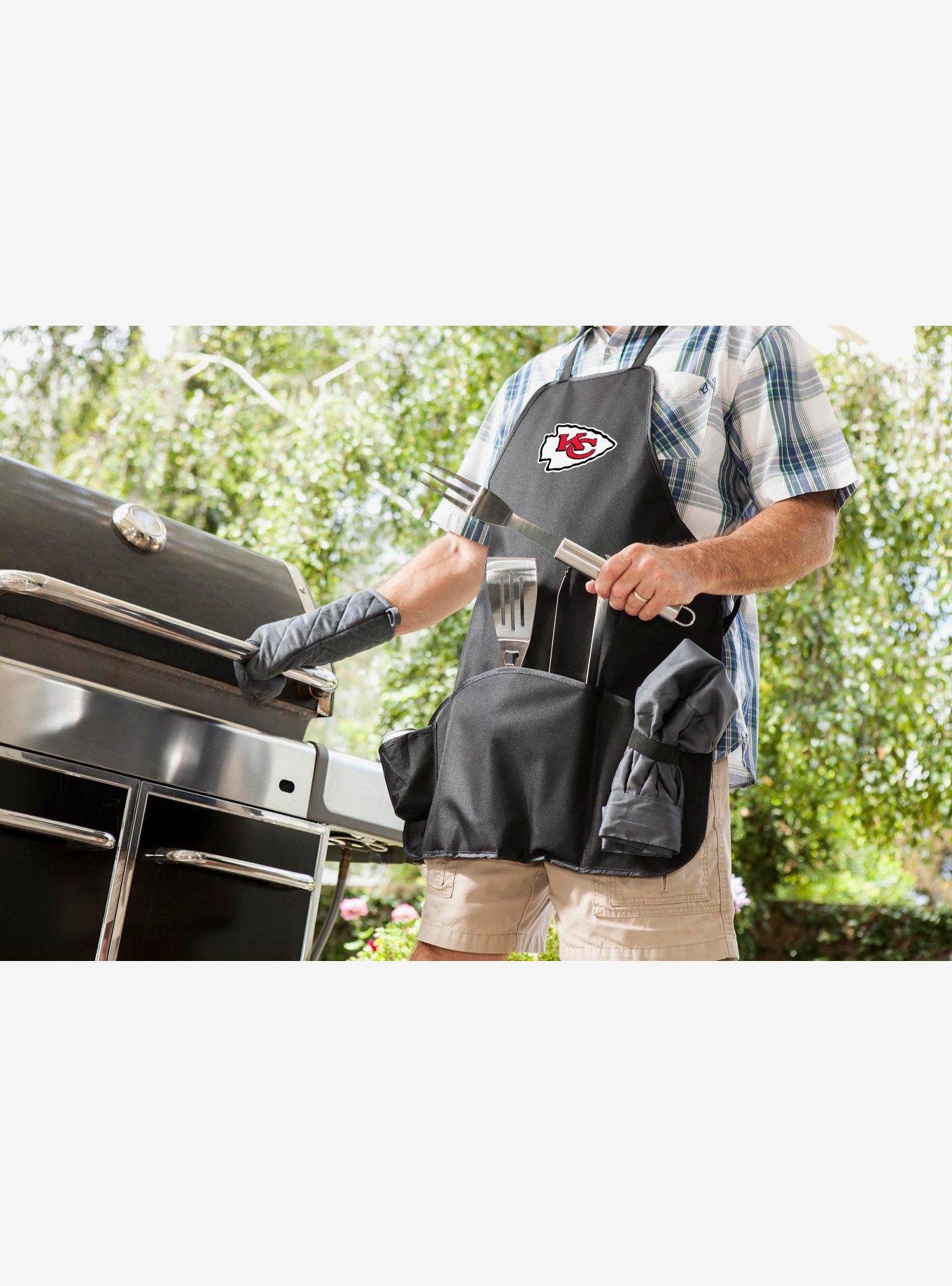 NFL Kansas City Chiefs BBQ Apron Tote Grill Set, , alternate