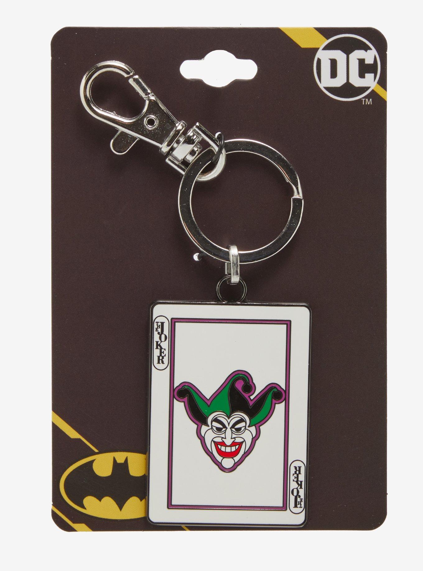 DC Comics Batman The Joker Card Key Chain, , hi-res