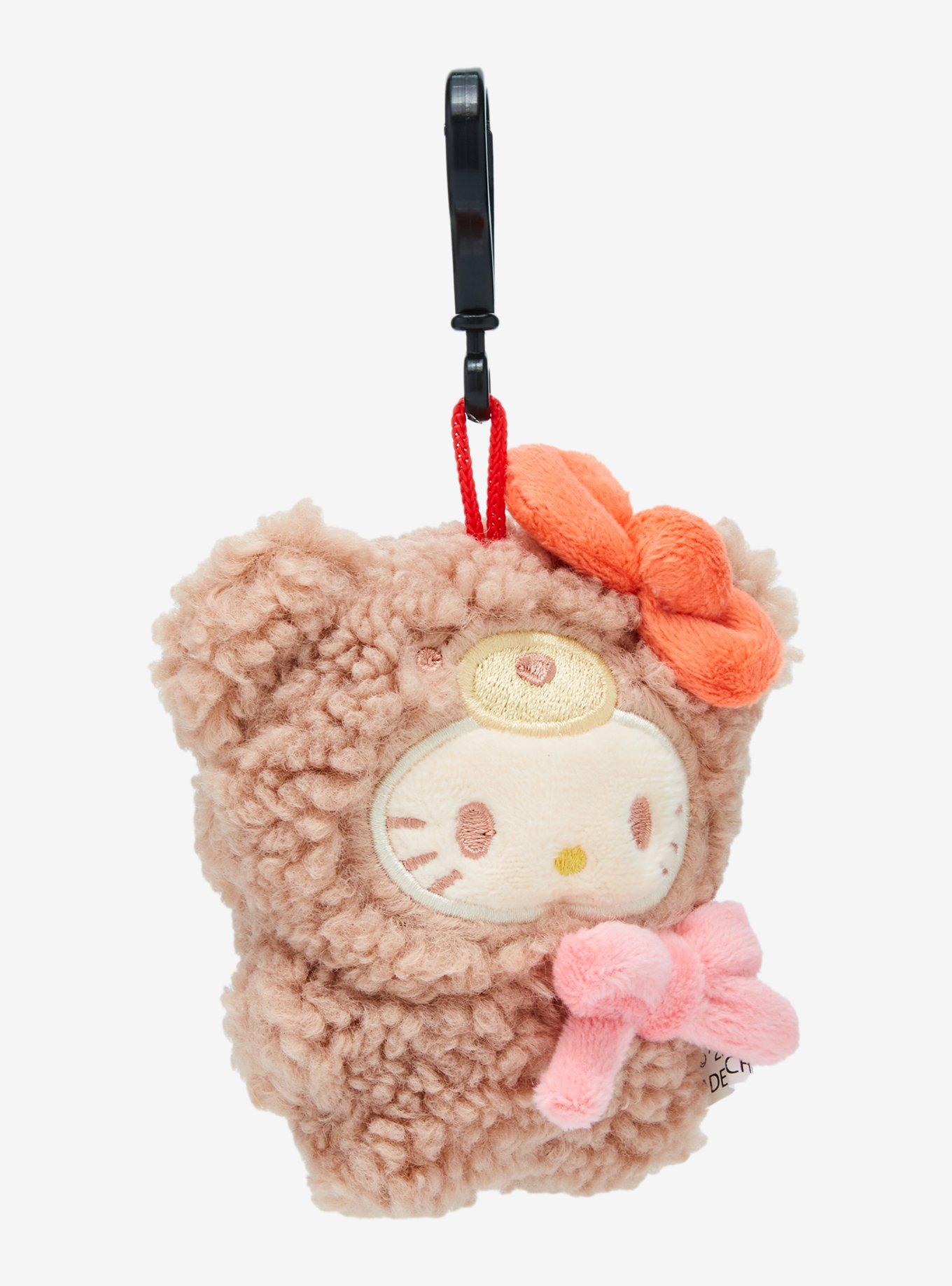 Hello Kitty Latte Bear Plush Key Chain, , hi-res