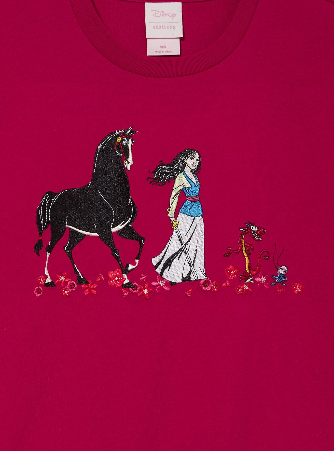 Disney Mulan Embroidered T-Shirt, , hi-res