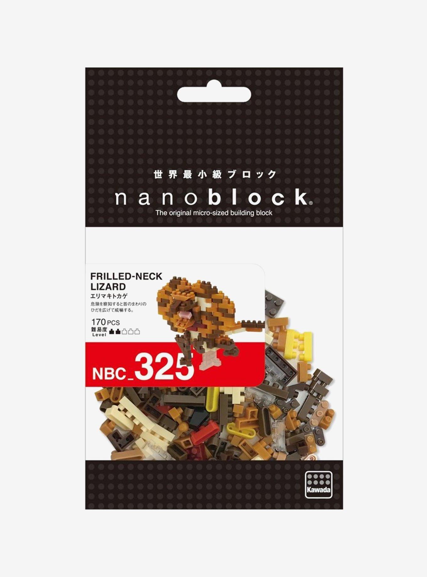 Kawada Nanoblock Reptilia Collection Series Frilled Lizard Build Kit, , hi-res