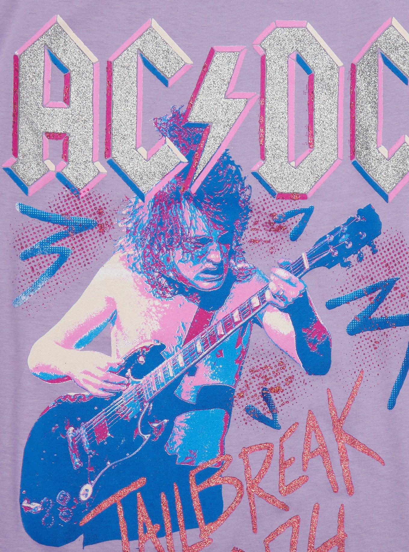 AC/DC Jailbreak '74 Glitter Relaxed Fit Girls T-Shirt, , hi-res