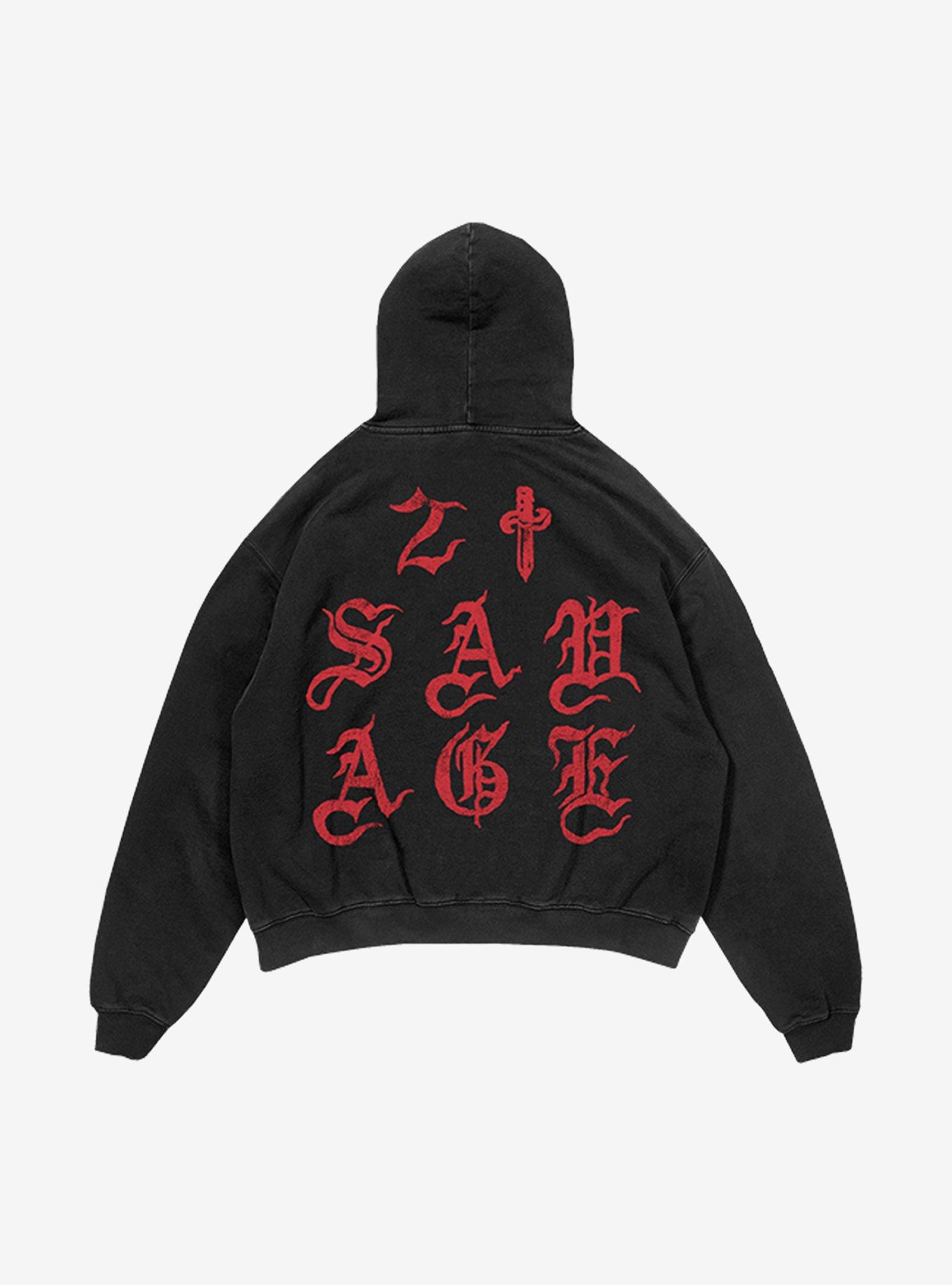 21 Savage Eyes Two-Sided Hoodie, , hi-res