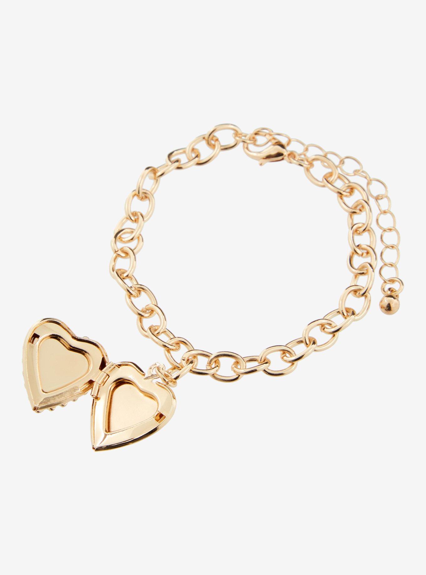 Melanie Martinez K-12 Heart Locket Bracelet, , alternate