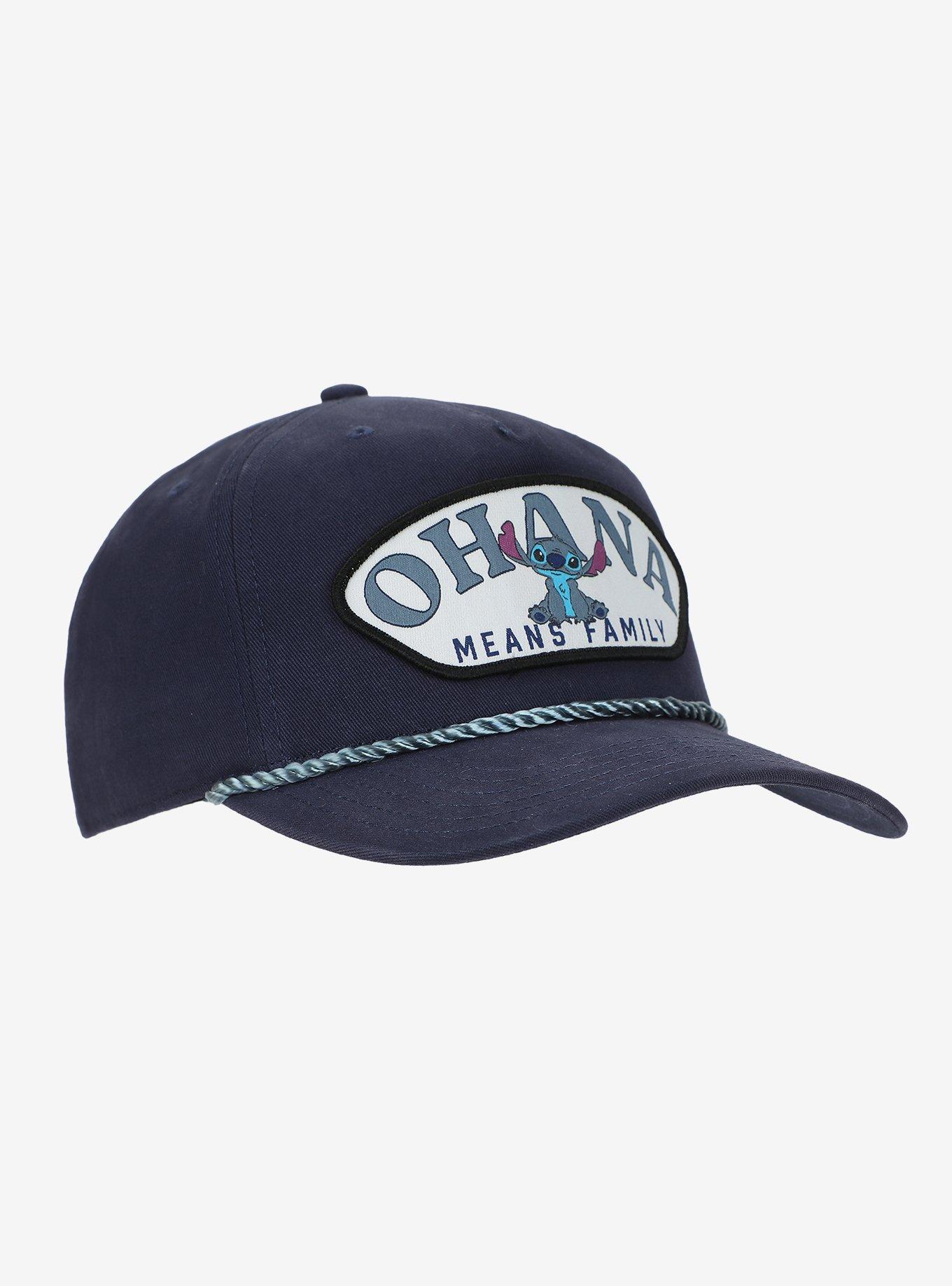 Disney Stitch Ohana Means Family Snapback Hat, , hi-res