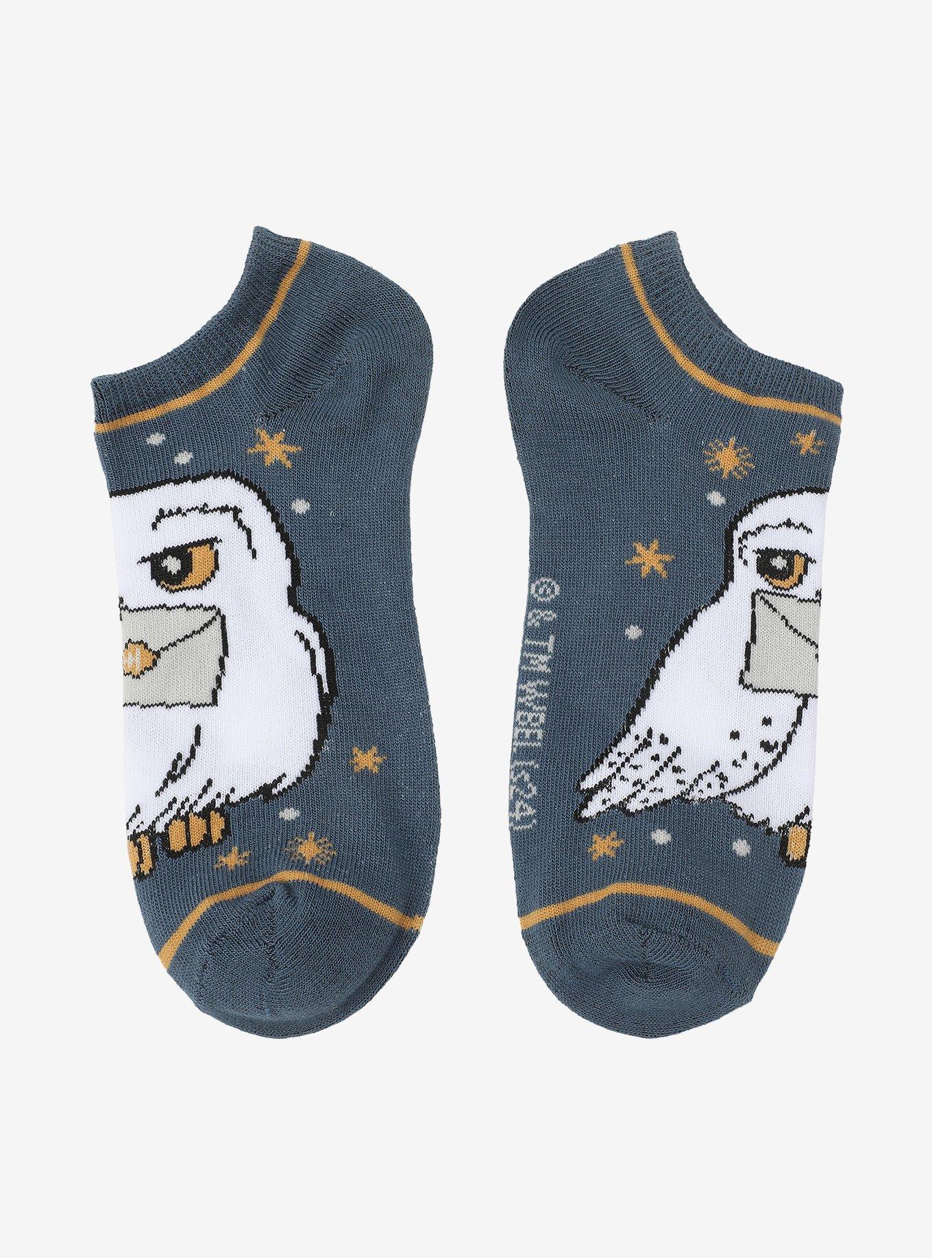 Harry Potter Quotes & Icons No-Show Socks 5 Pair, , hi-res