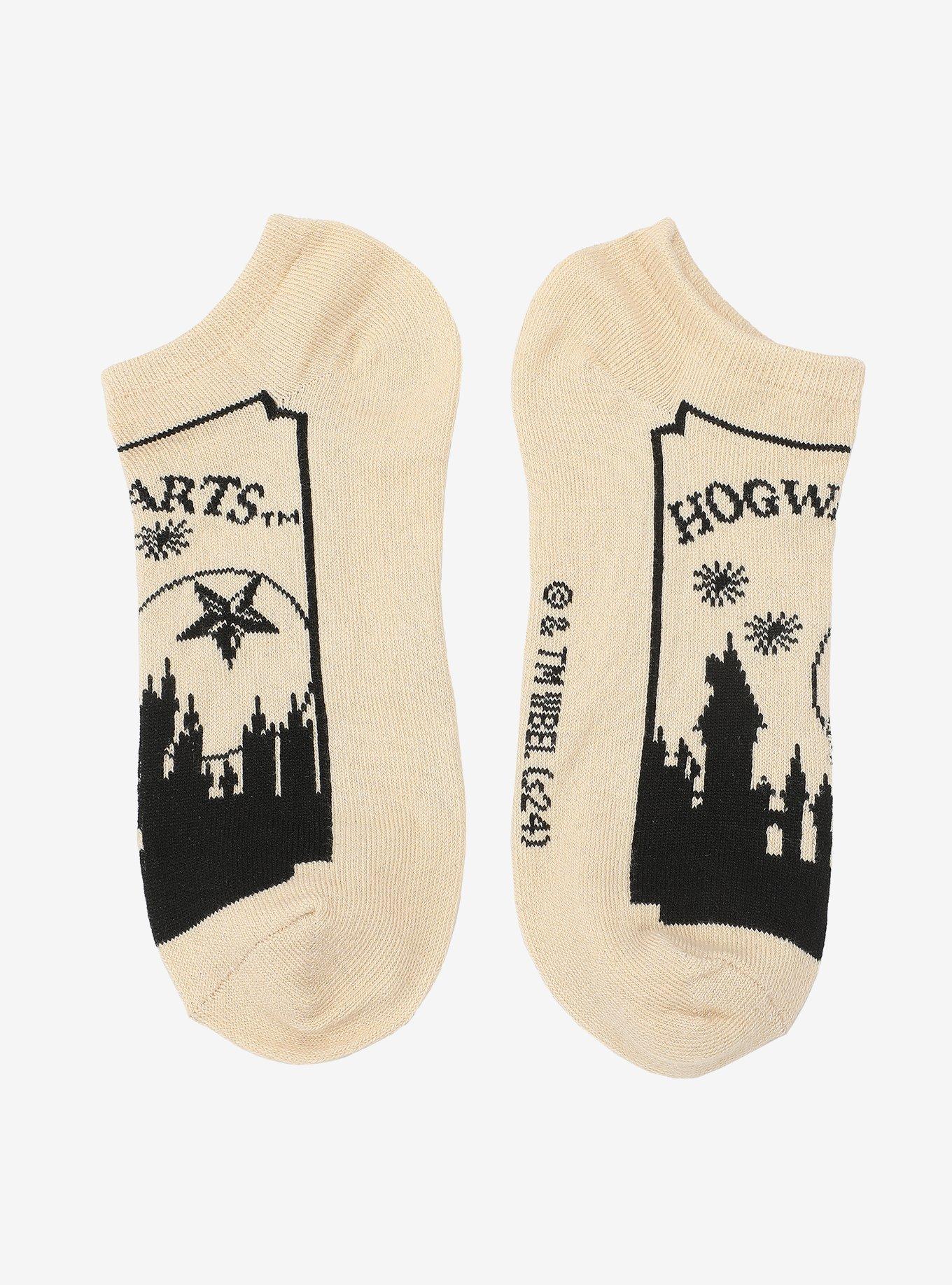 Harry Potter Celestial House Mascot No-Show Socks 5 Pair, , alternate