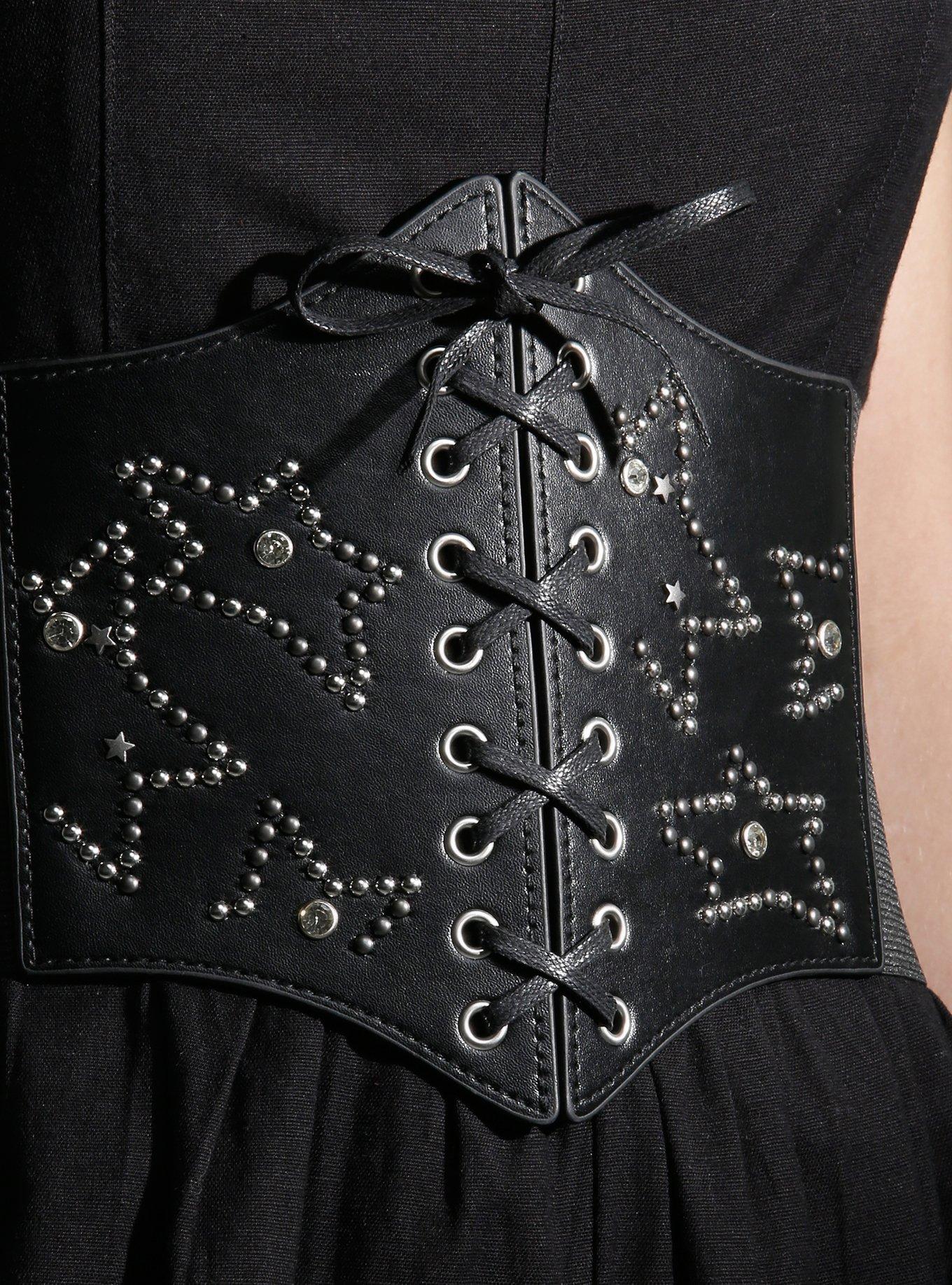 Star Bling Lace-Up Corset Belt, , hi-res