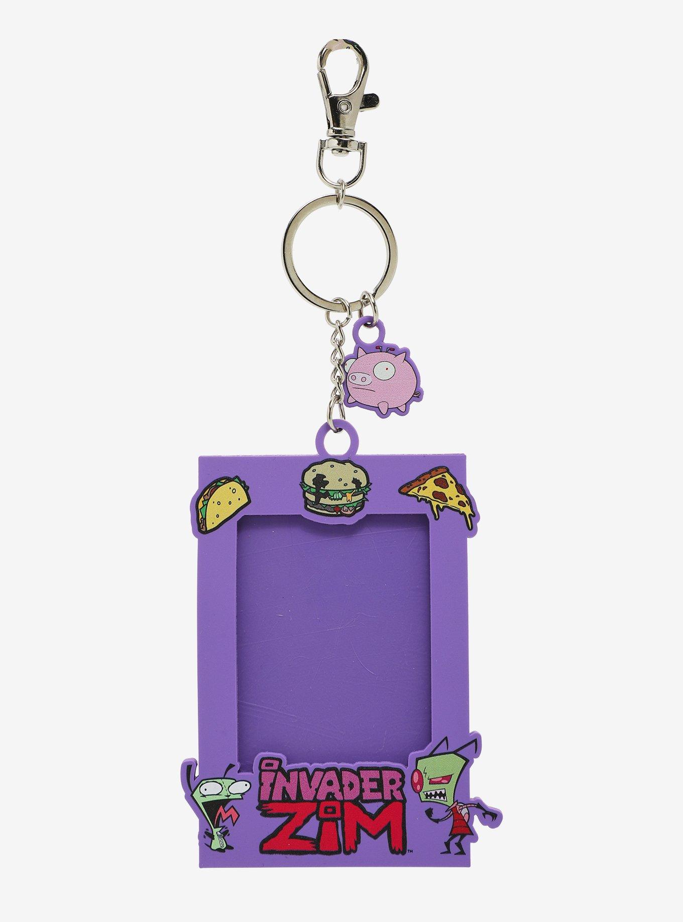 Invader Zim Duo Snacks Picture Frame Key Chain, , hi-res