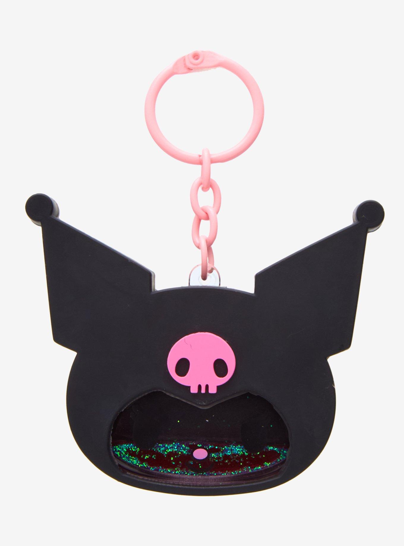 Kuromi Liquid Glitter Key Chain, , alternate