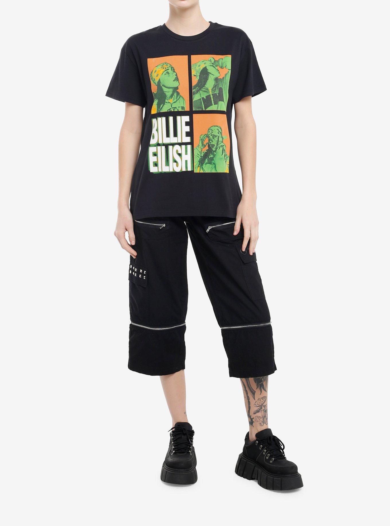 Billie Eilish Bandana Portrait Grid T-Shirt, , hi-res