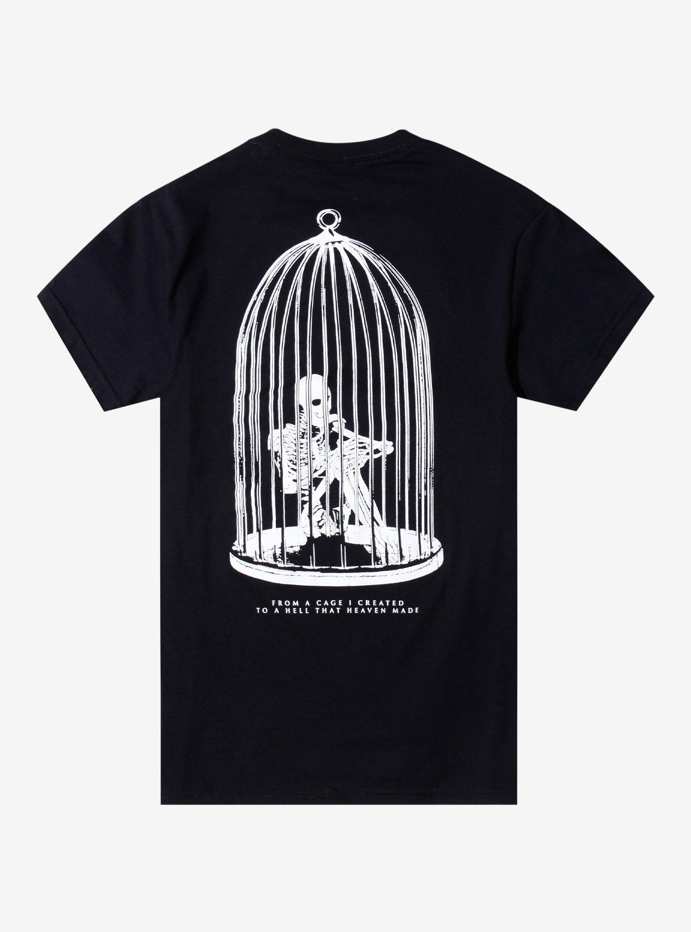 Asking Alexandria Cage Relaxed Fit Girls T-Shirt, , hi-res
