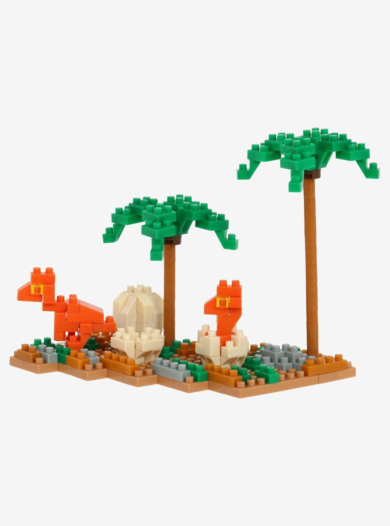 Kawada Nanoblock Dinosaurs Collection Series Hatching Tyrannosaurus Rex Build Kit, , hi-res