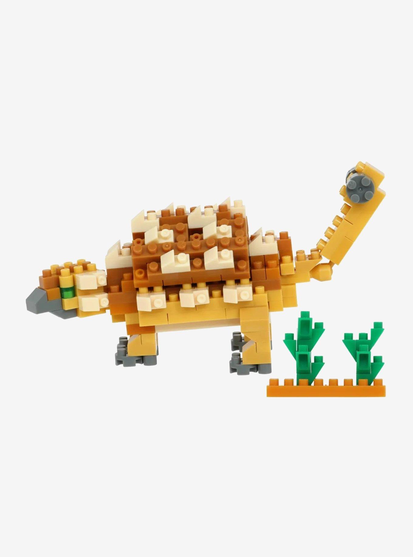 Kawada Nanoblock Dinosaurs Collection Series Ankylosaurus Build Kit, , hi-res