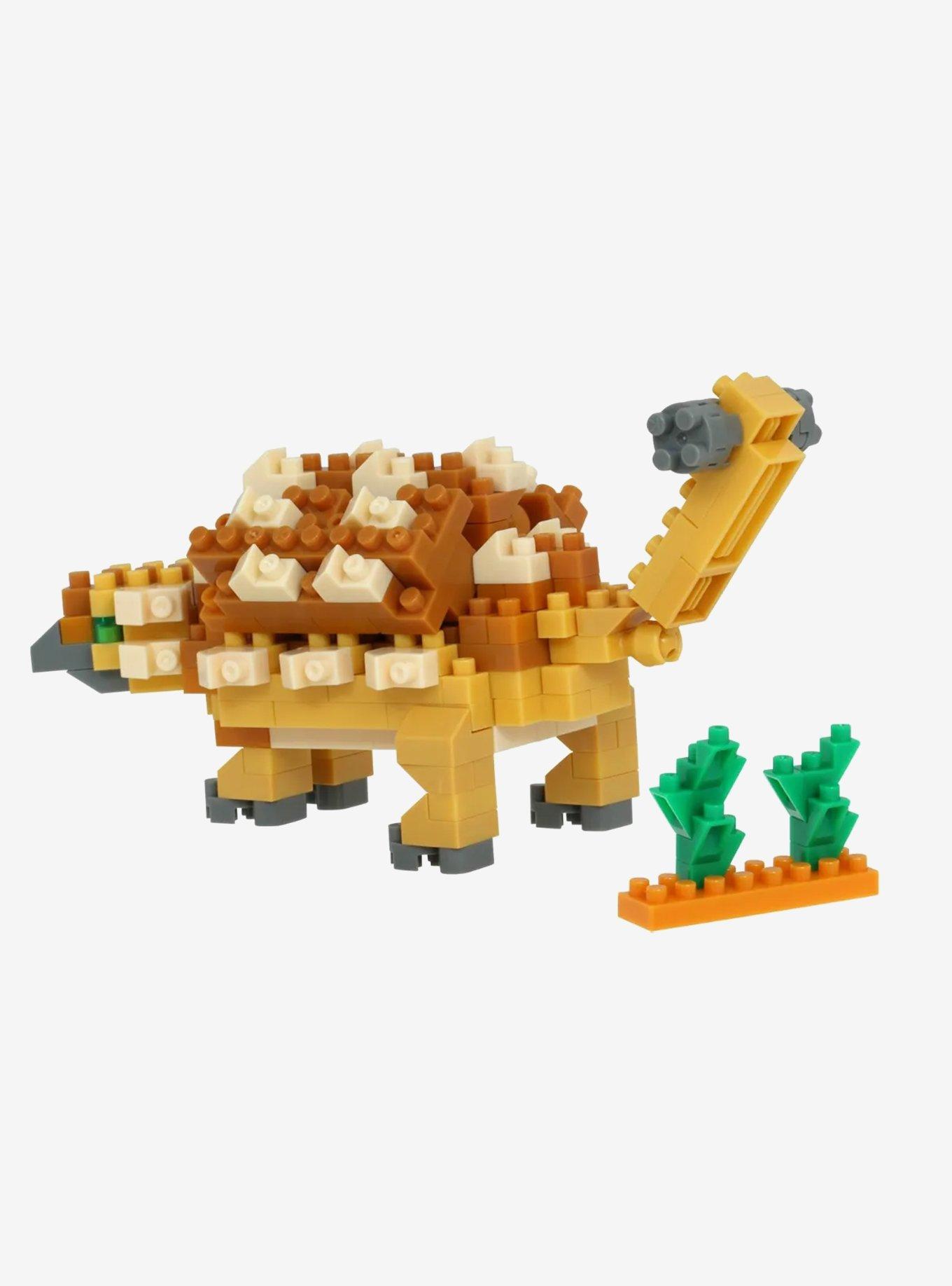 Kawada Nanoblock Dinosaurs Collection Series Ankylosaurus Build Kit, , alternate