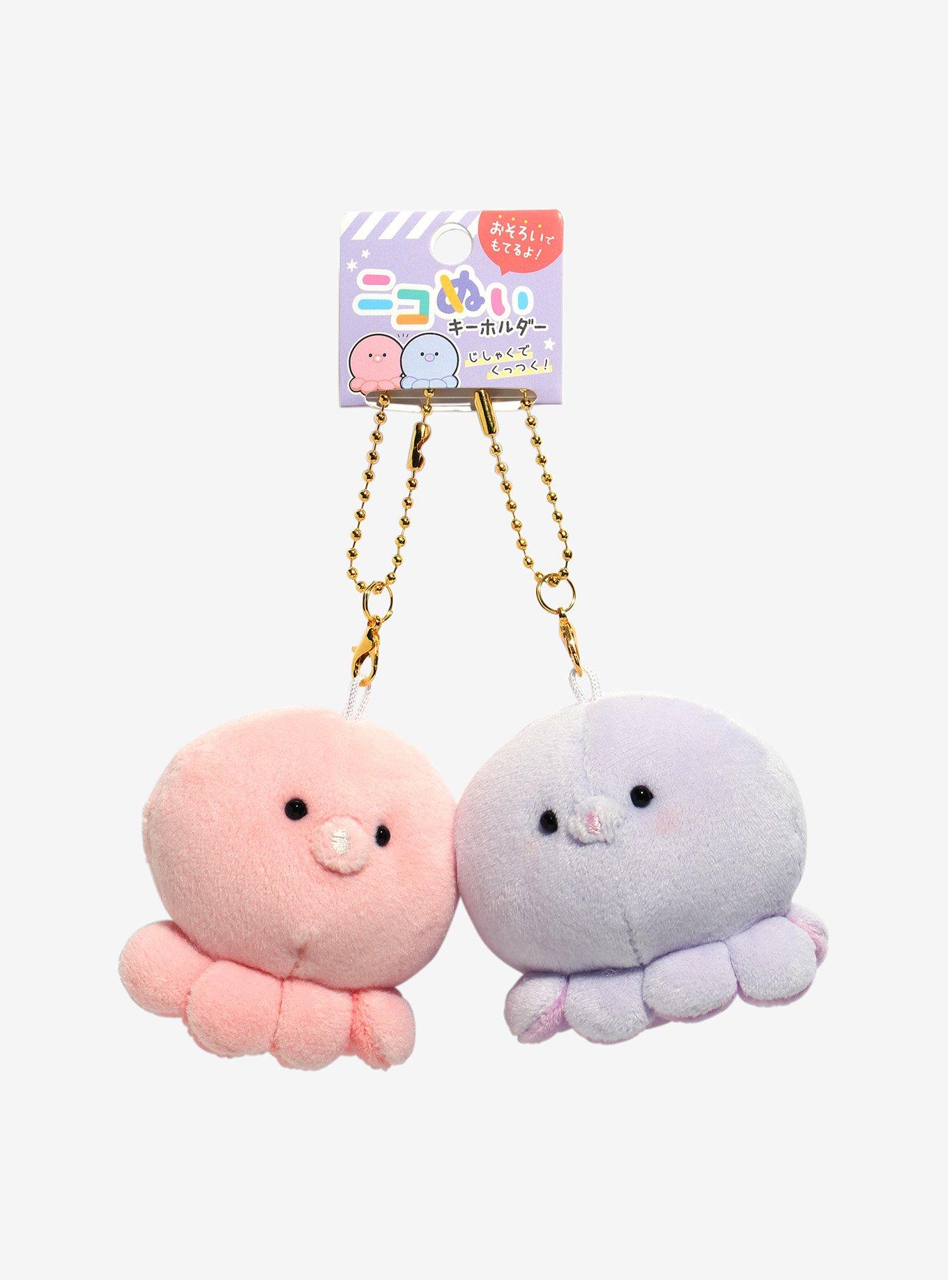 Nikomei Octopus Plush Magnetic Key Chain Set, , alternate