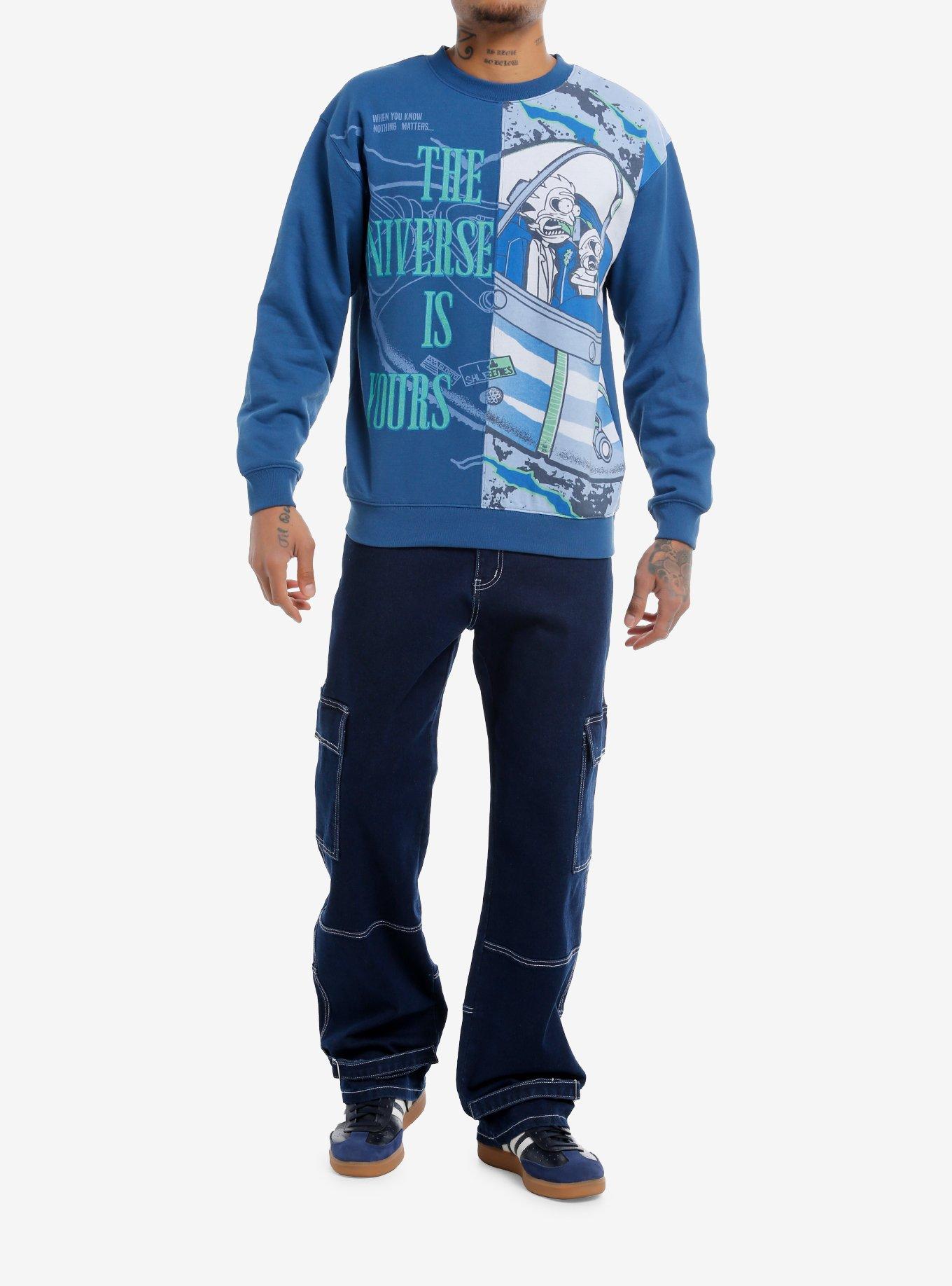 Rick And Morty Universe Is Yours Sweatshirt, GREEN, alternate