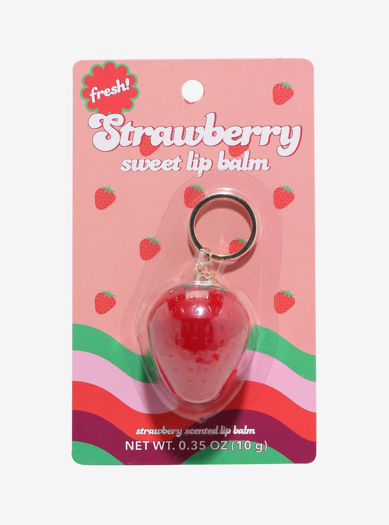 Strawberry Lip Balm Key Chain, , alternate