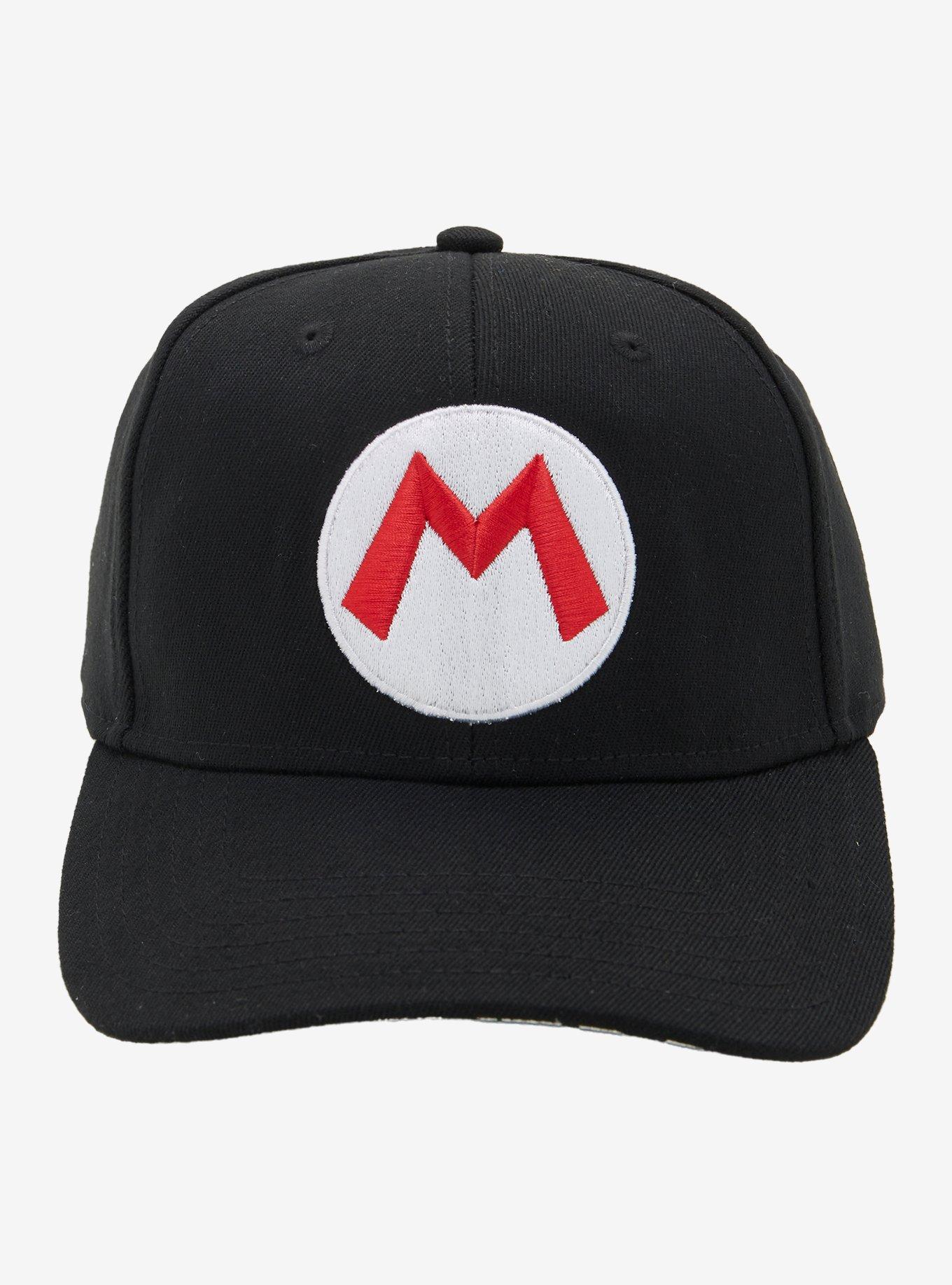 Super Mario Logo Icons Snapback Hat, , hi-res