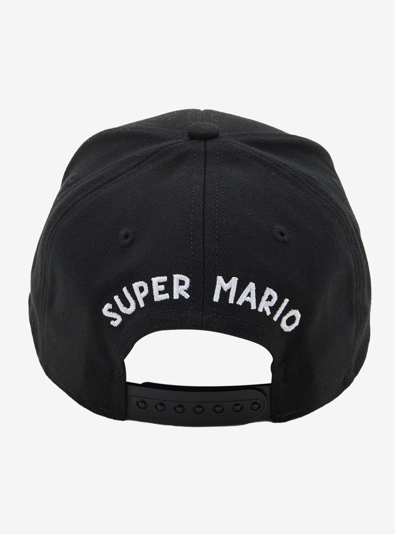 Super Mario Logo Icons Snapback Hat, , alternate