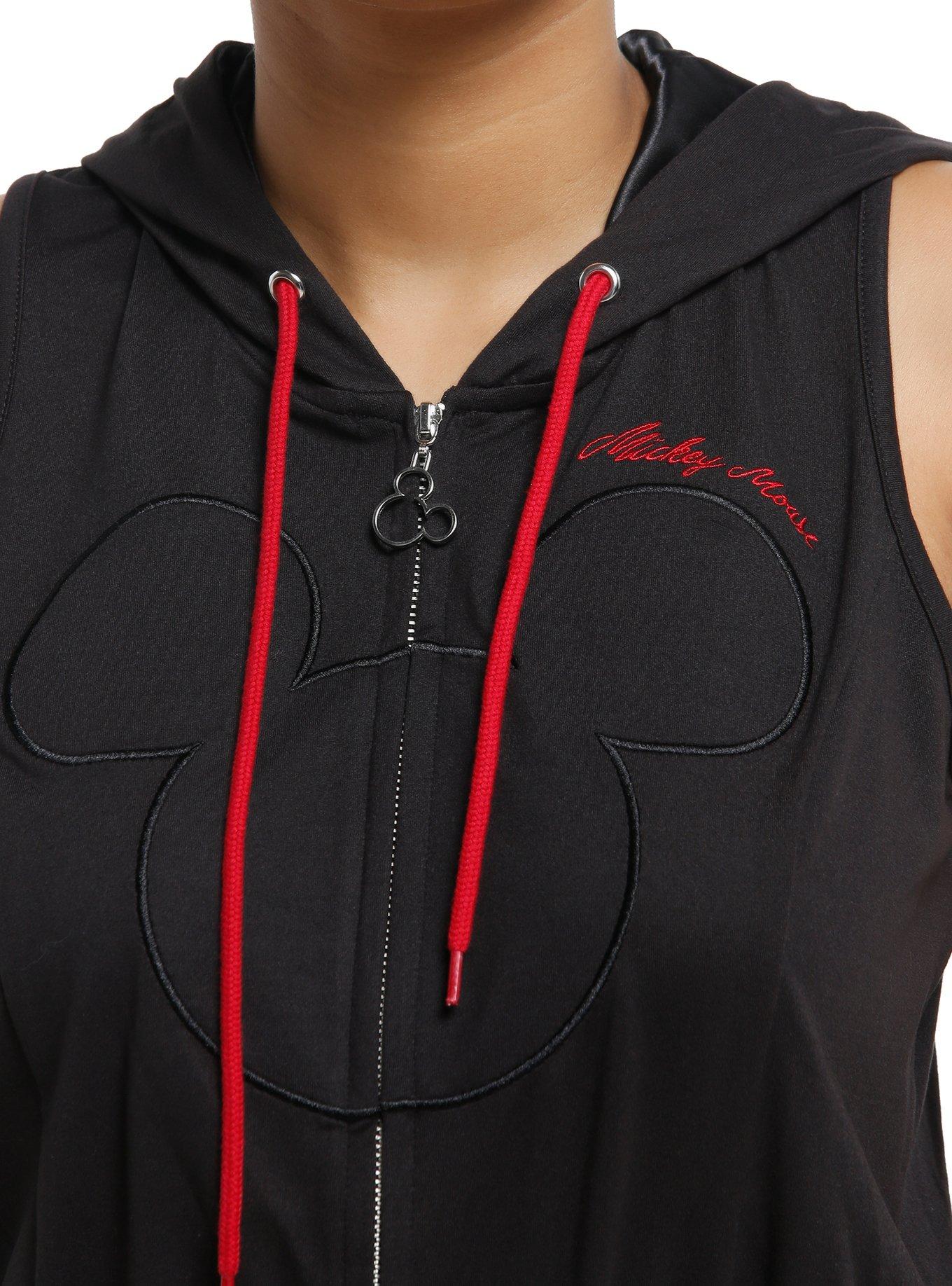 Her Universe Disney Mickey Mouse Athletic Romper Her Universe Exclusive, BLACK  RED, alternate