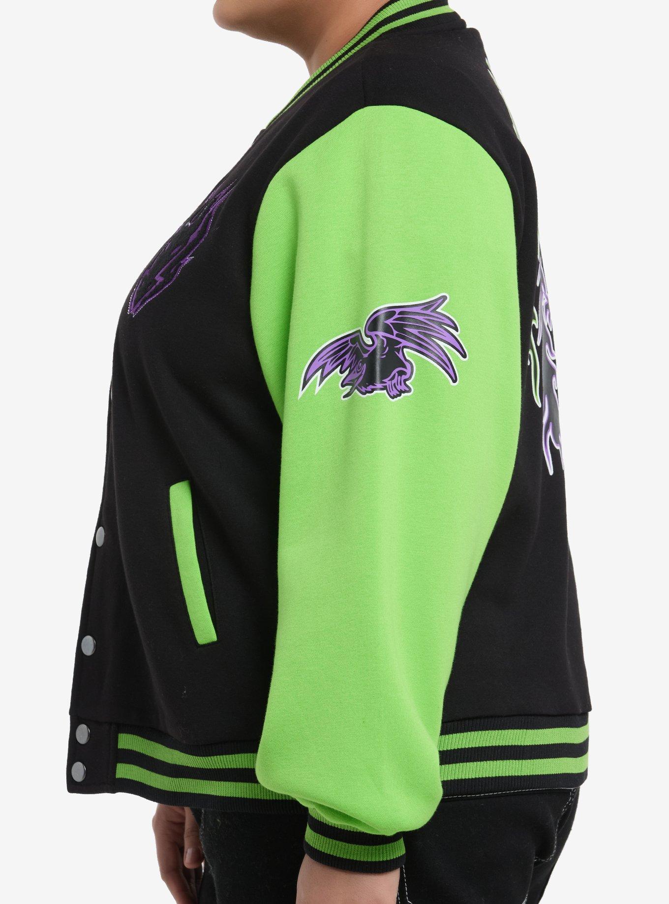 Disney Villains Maleficent Girls Varsity Jacket Plus Size, MULTI, alternate