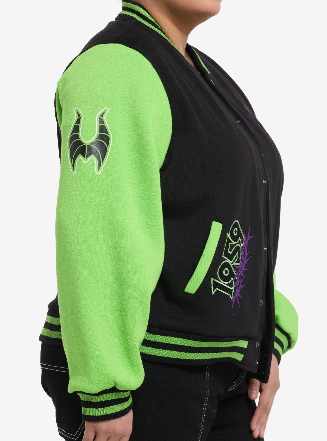 Disney Villains Maleficent Girls Varsity Jacket Plus Size, MULTI, alternate