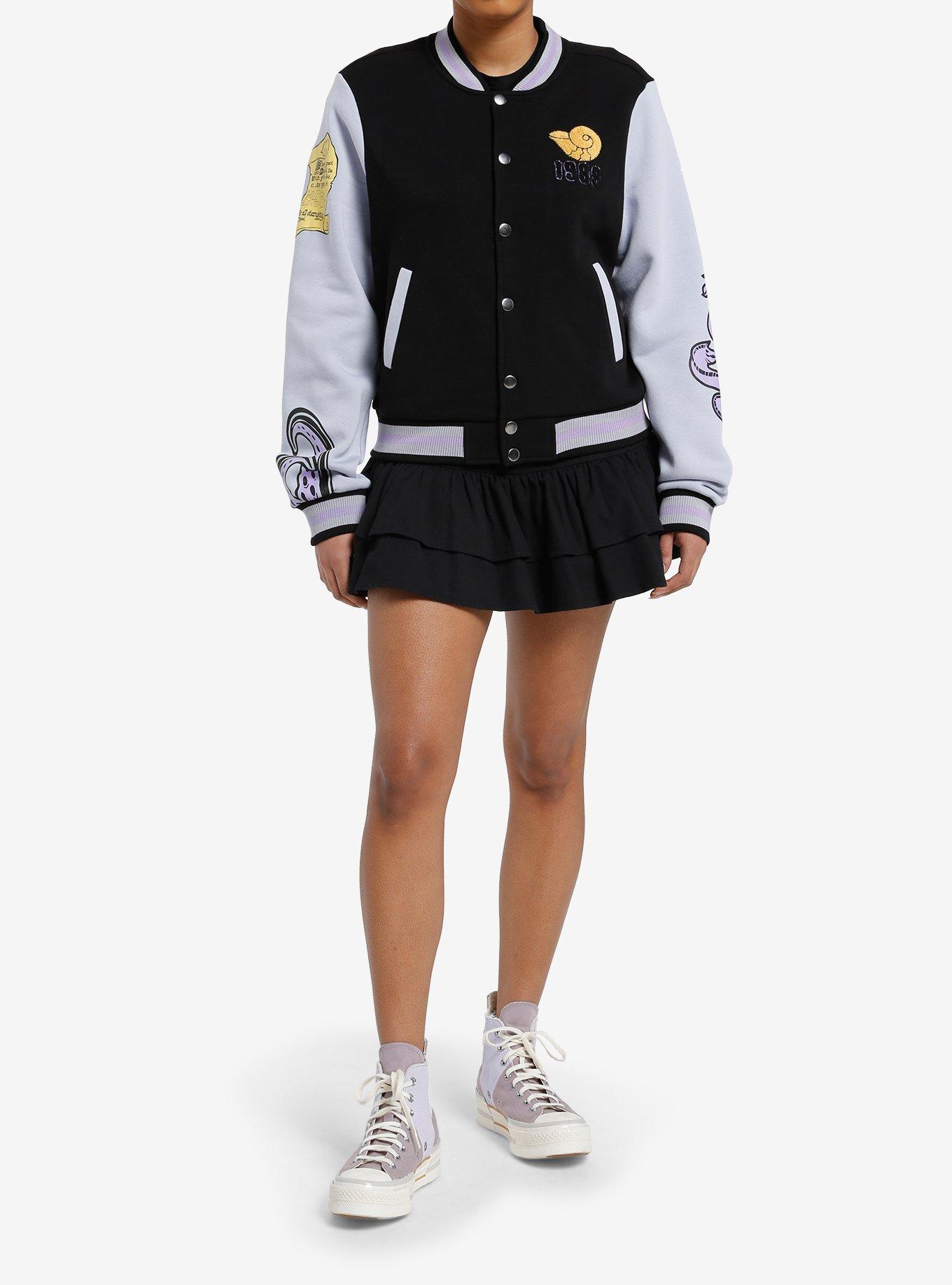 Disney The Little Mermaid Ursula Girls Varsity Jacket, MULTI, alternate