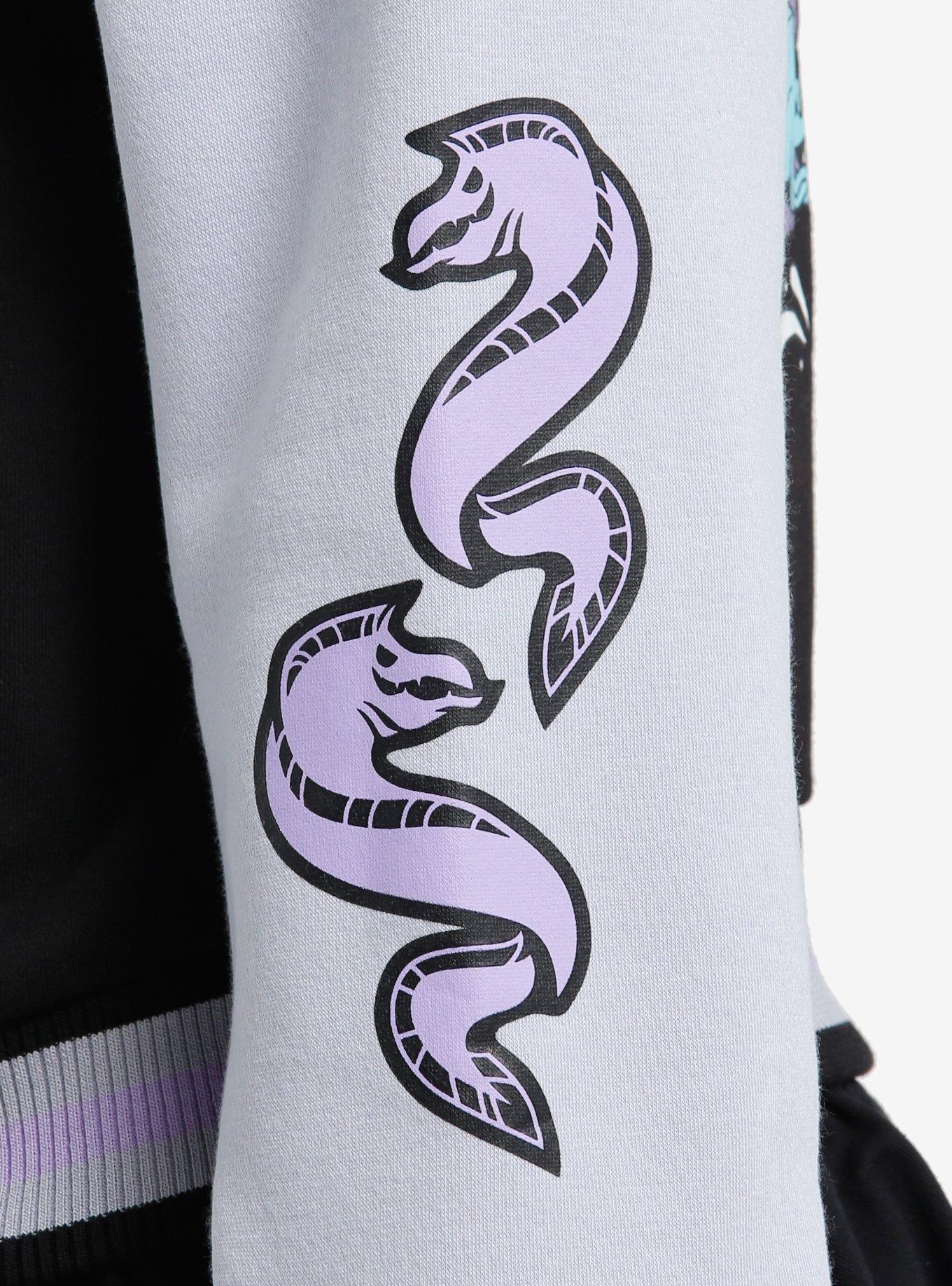 Disney The Little Mermaid Ursula Girls Varsity Jacket, MULTI, alternate