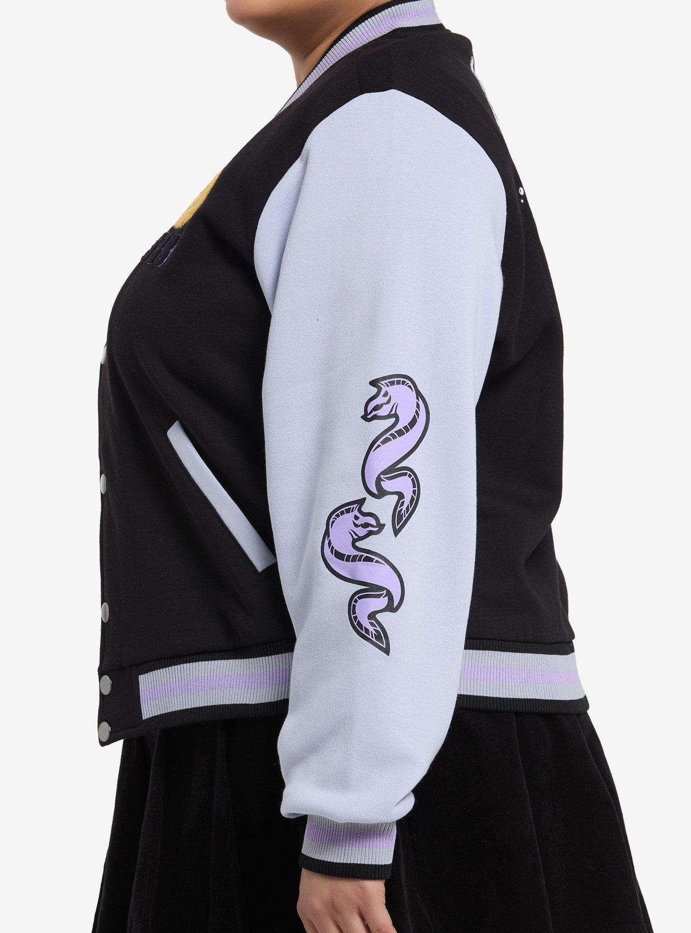 Disney The Little Mermaid Ursula Girls Varsity Jacket Plus Size, MULTI, alternate