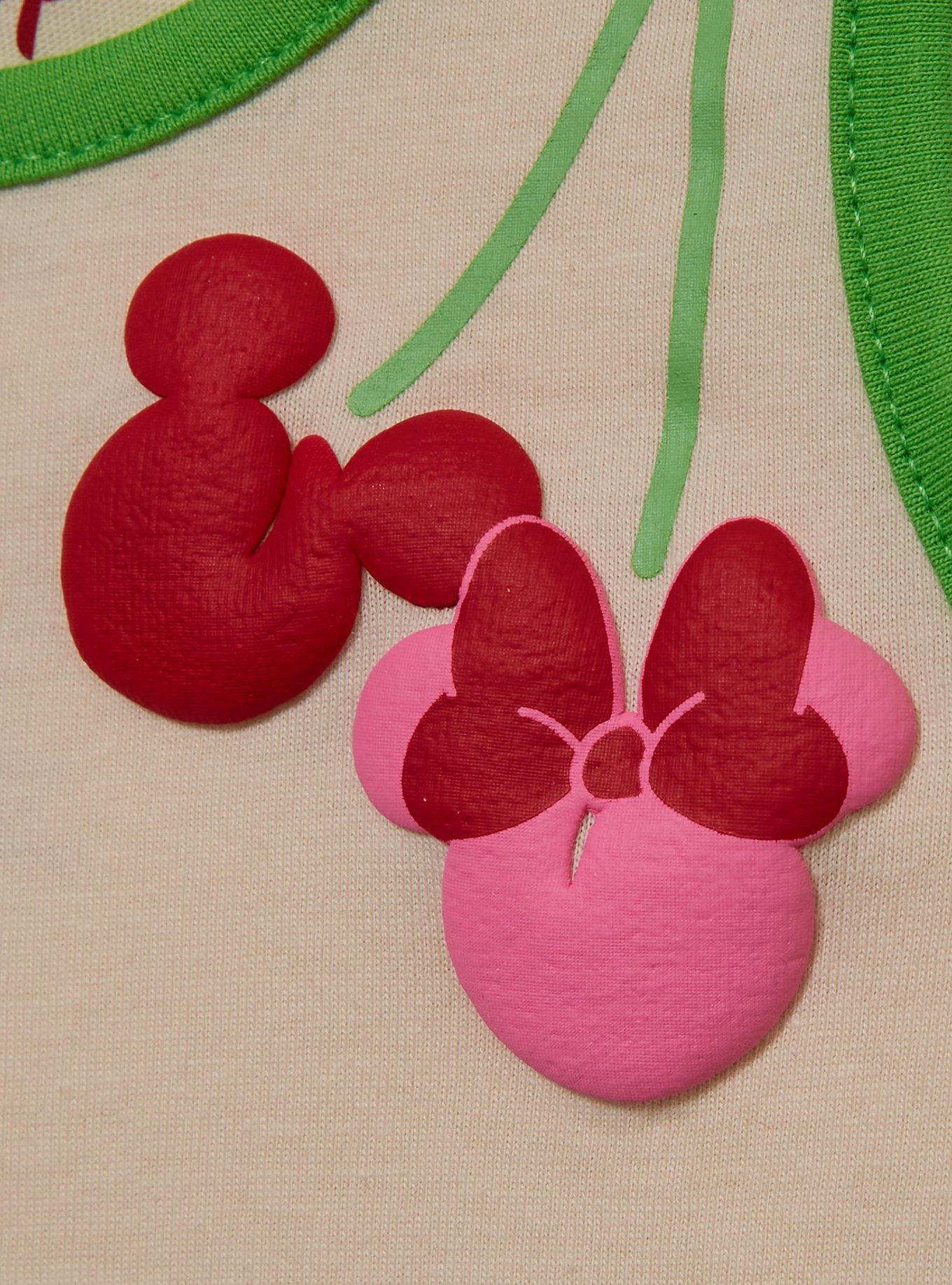 Disney Mickey & Minnie Mouse Cherries Infant Tank Top & Shorts Set - BoxLunch Exclusive, GREEN, alternate