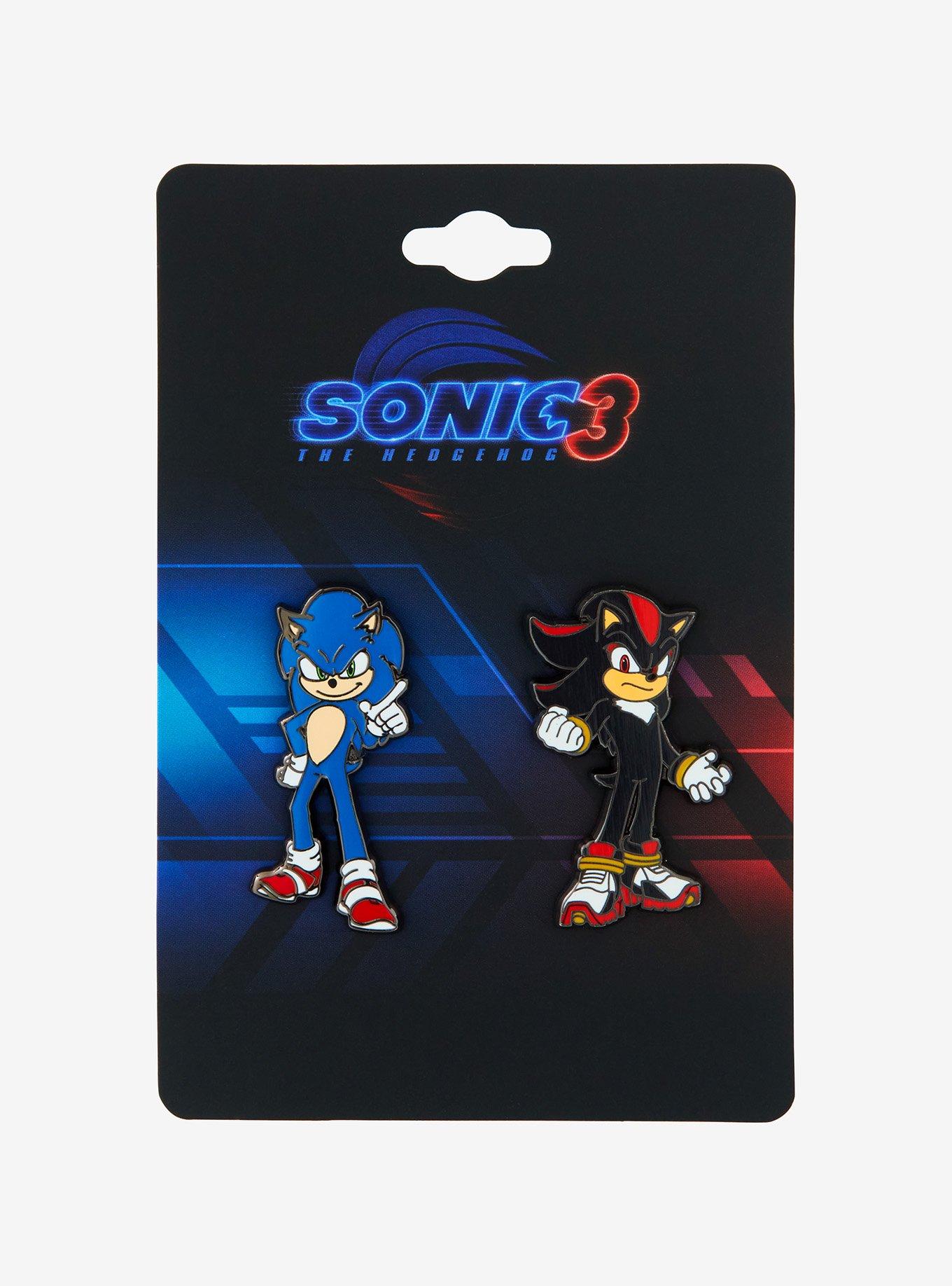 Sonic The Hedgehog 3 Sonic & Shadow Enamel Pin Set, , hi-res