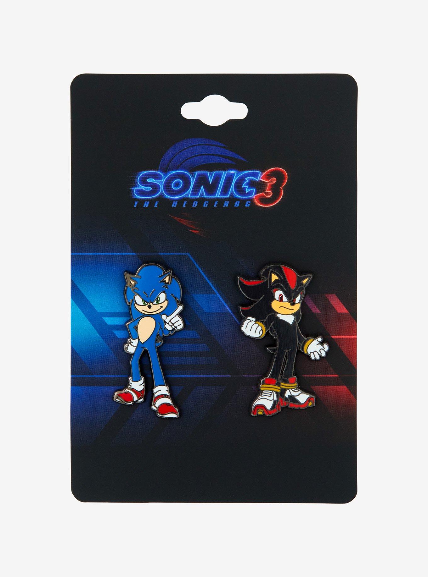 Sonic The Hedgehog 3 Sonic & Shadow Enamel Pin Set, , hi-res