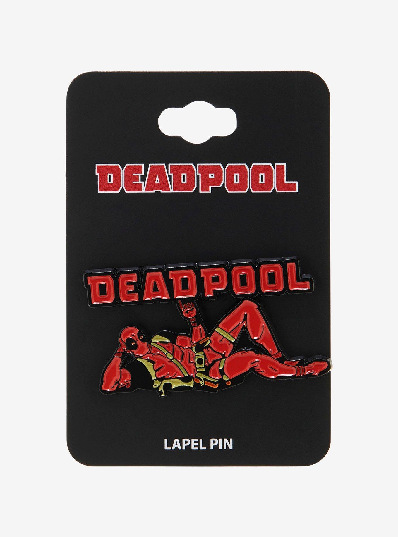 Marvel Deadpool Lying Down Enamel Pin, , hi-res